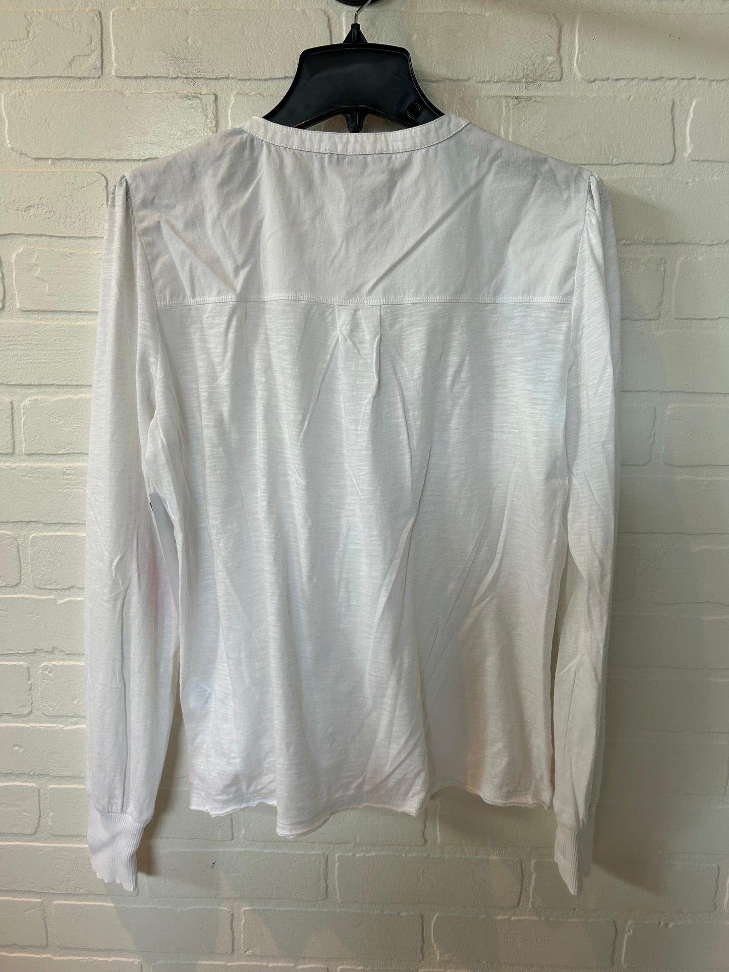 White Top Long Sleeve Me + Em, Size L