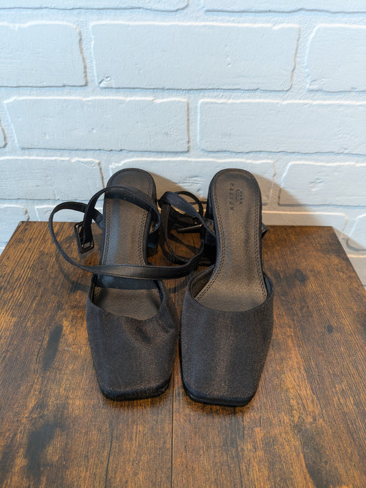 Black Shoes Heels Block Asos, Size 7