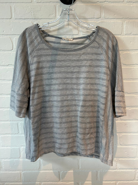 Grey Top 3/4 Sleeve Jane And Delancey, Size L