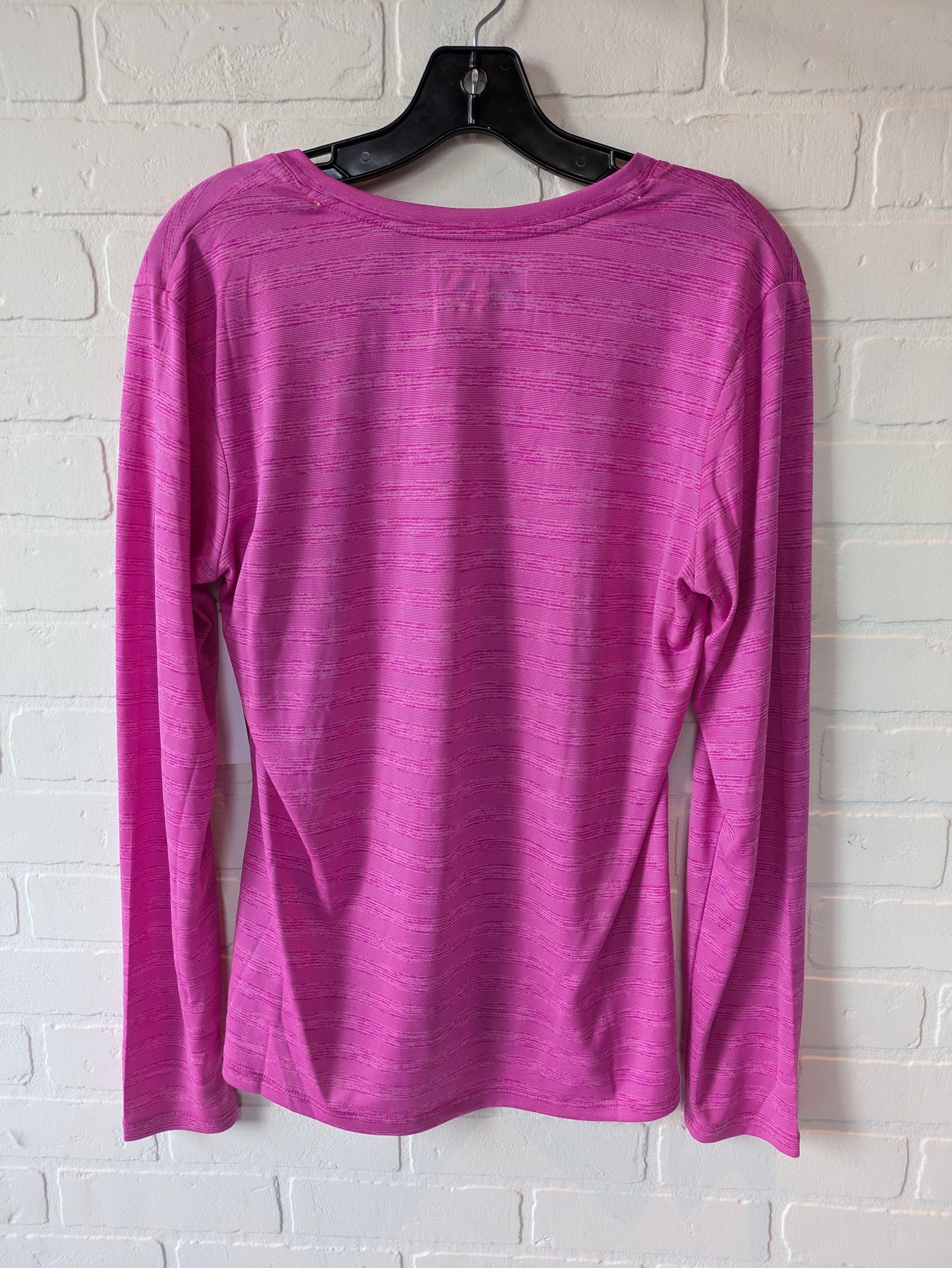 Pink Athletic Top Long Sleeve Crewneck Rbx, Size L
