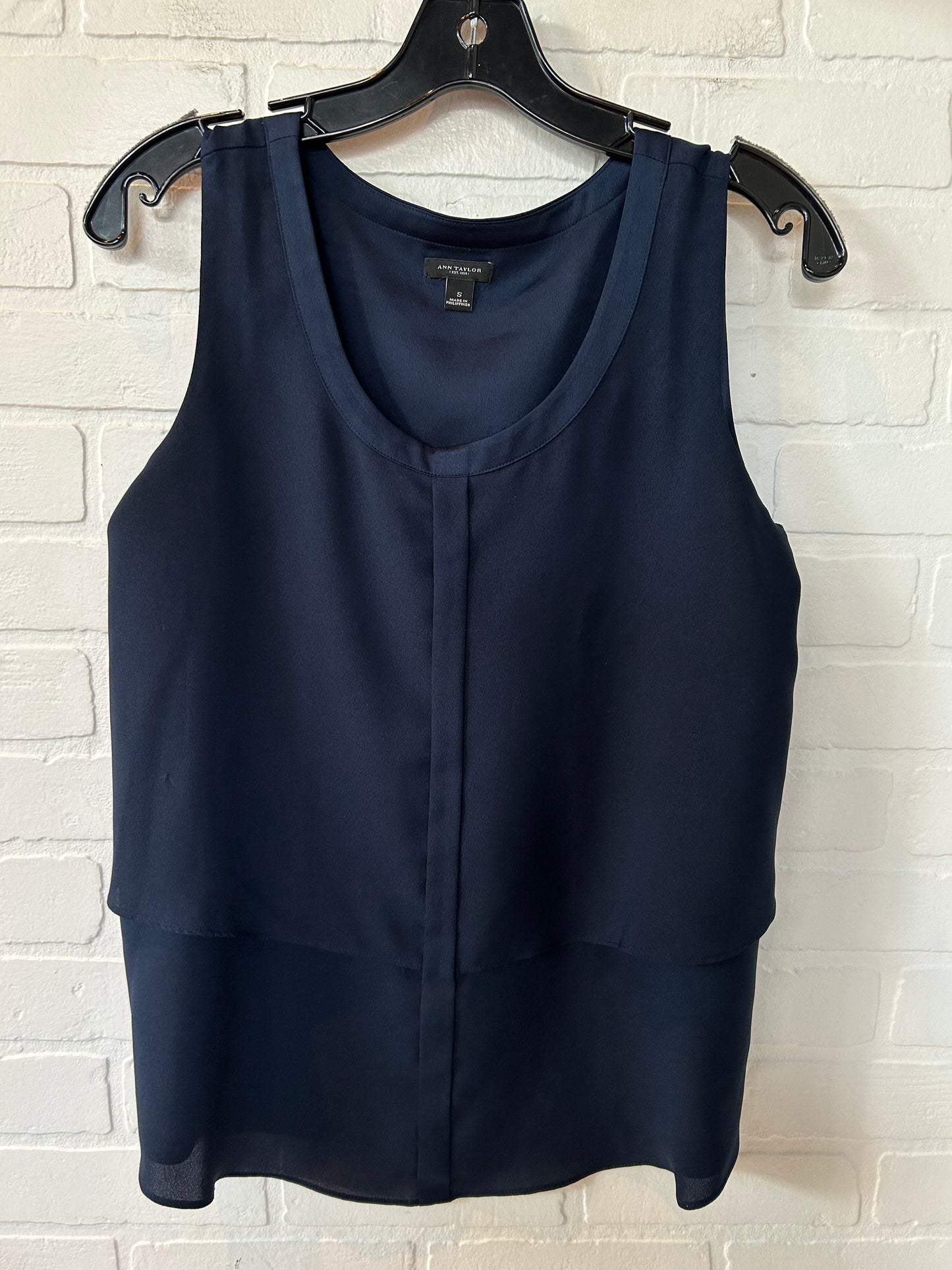 Blue Top Sleeveless Ann Taylor, Size S