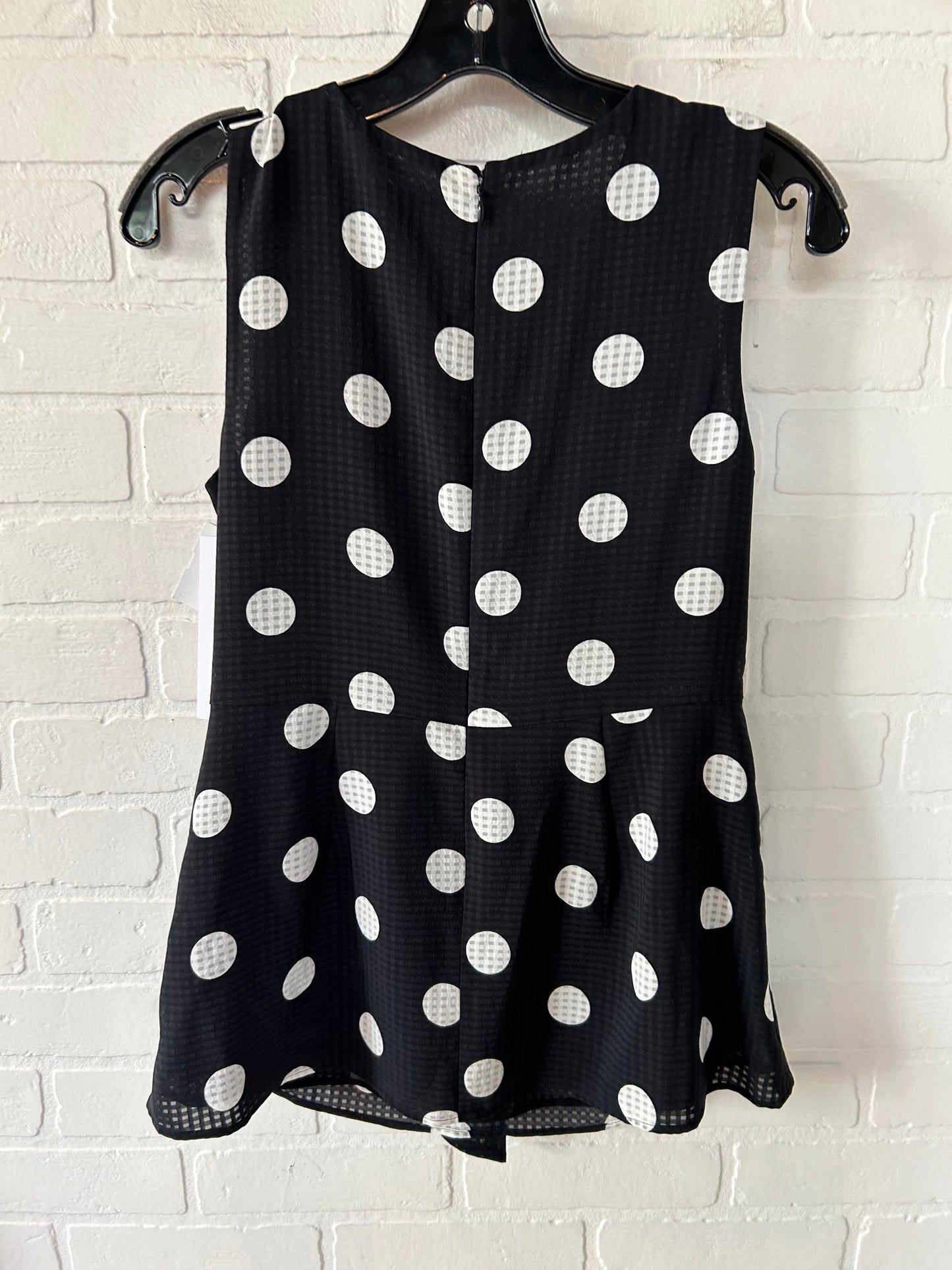 Black & White Top Sleeveless Ann Taylor, Size Xs