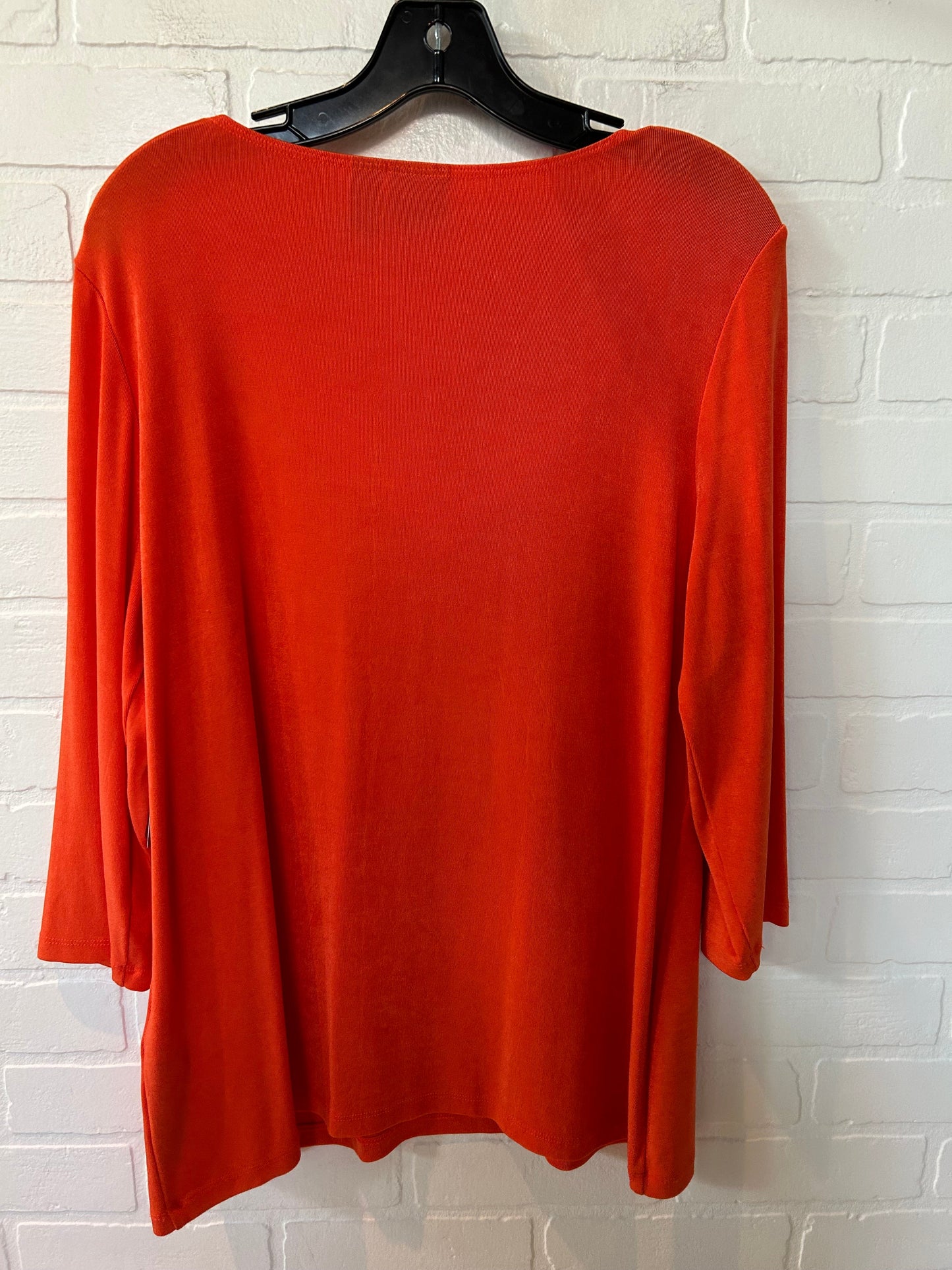 Orange Top Long Sleeve Chicos, Size L