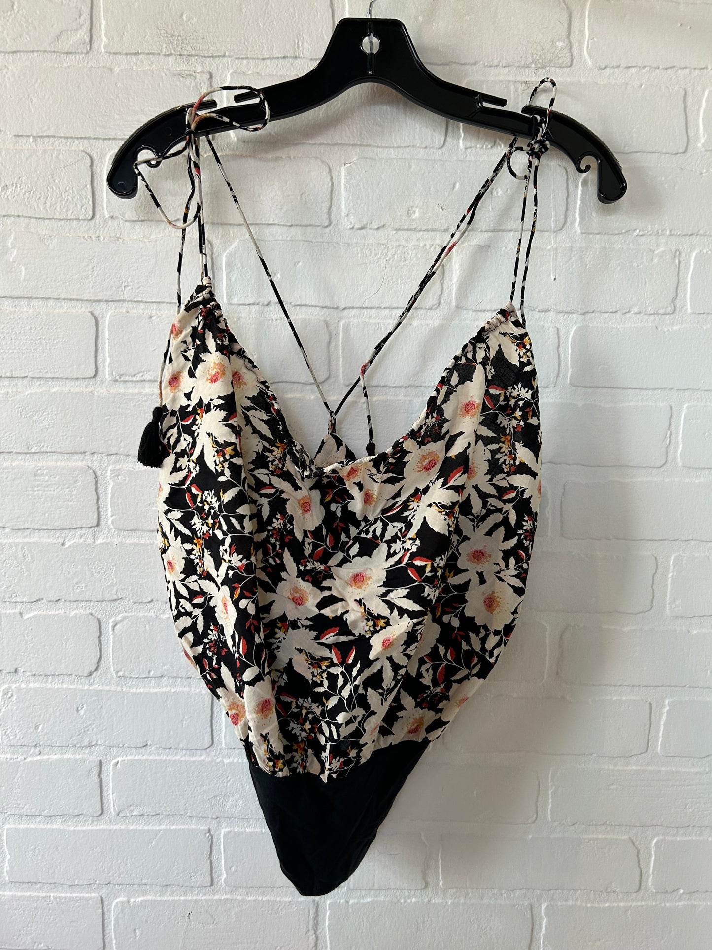 Black & Tan Bodysuit Free People, Size L