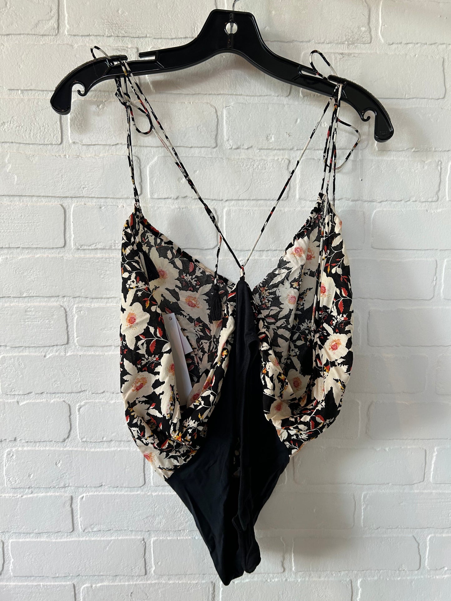 Black & Tan Bodysuit Free People, Size L