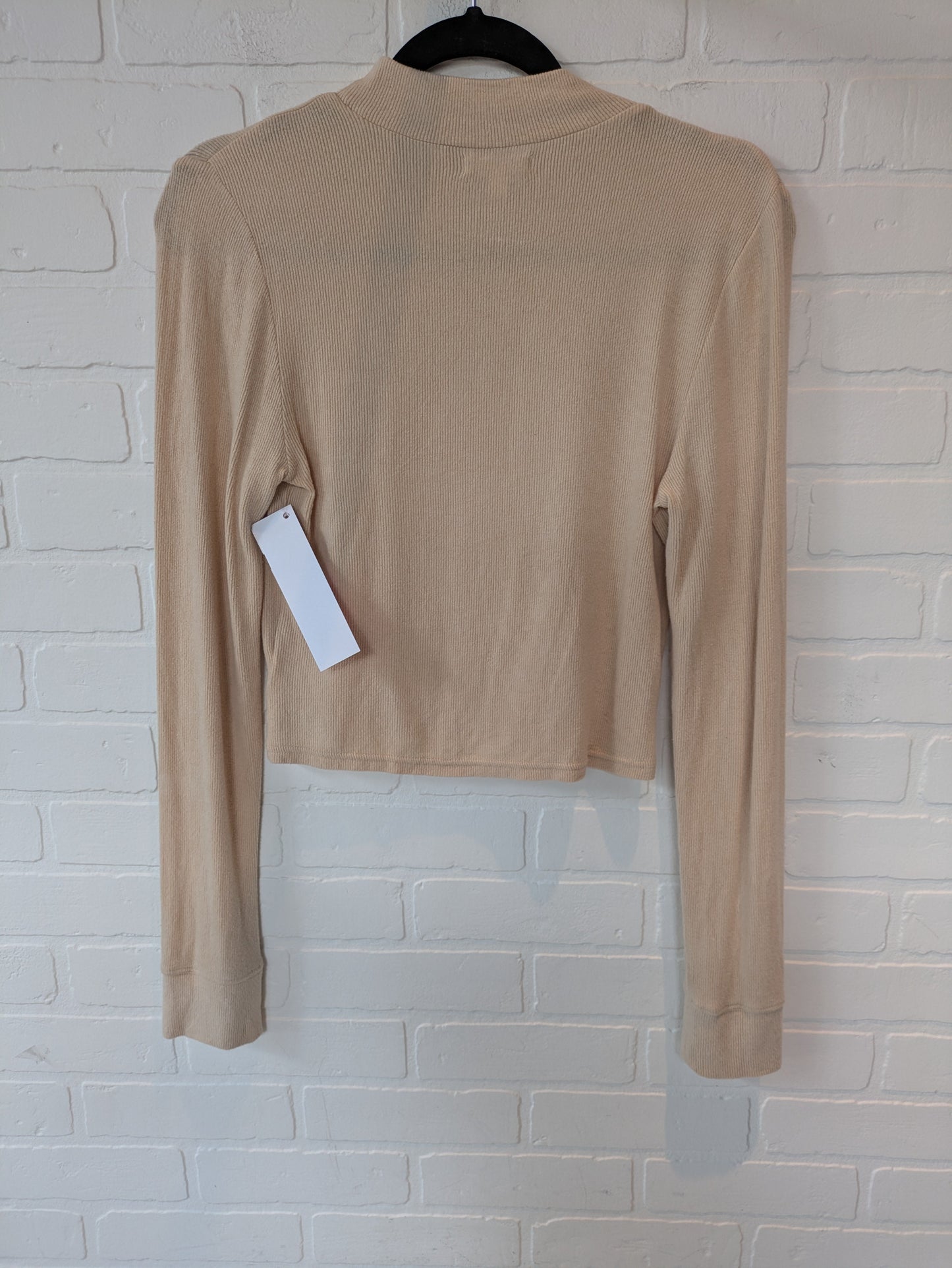 Tan Top Long Sleeve Bp, Size M