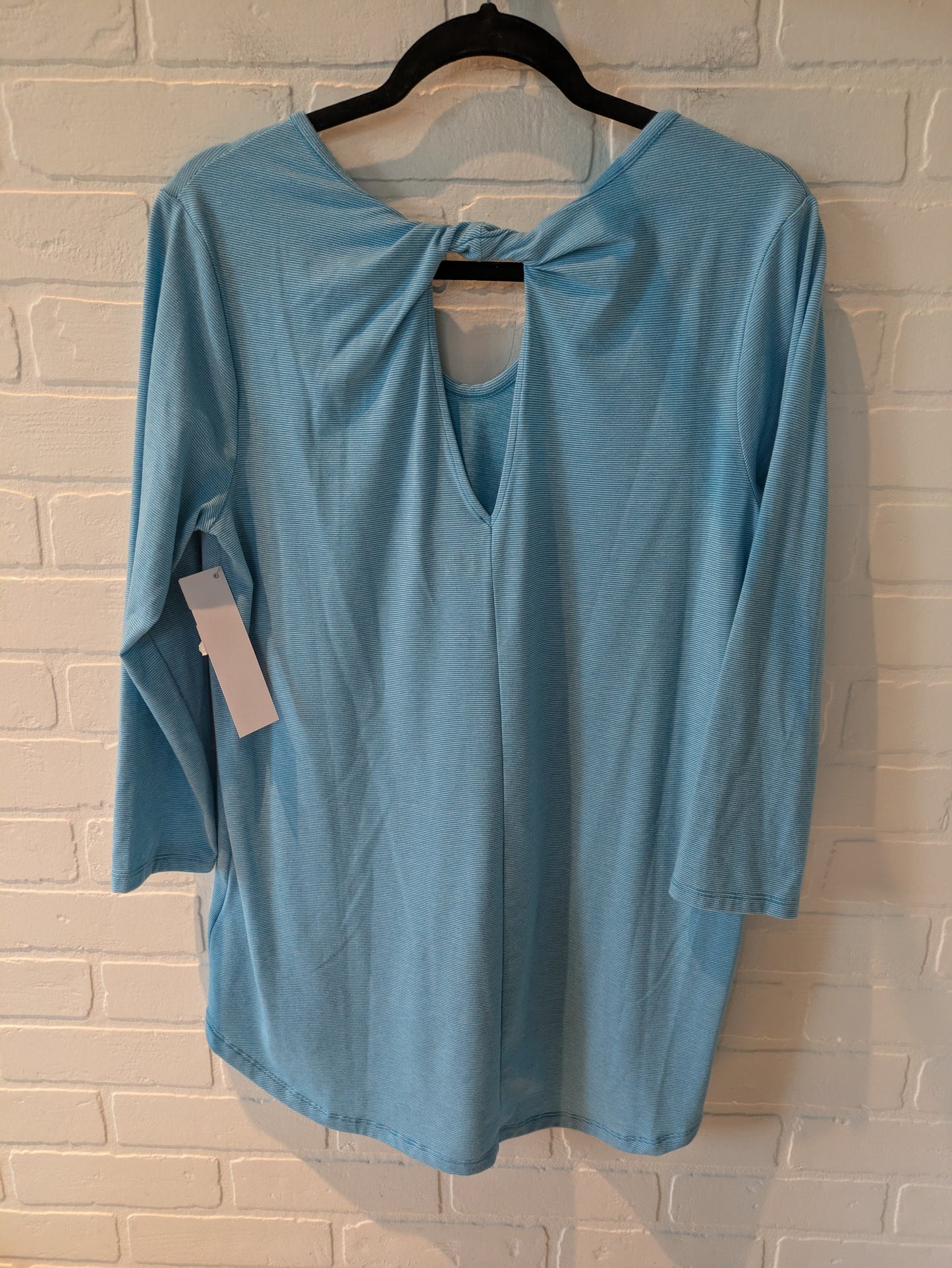 Top Long Sleeve By Lands End In Blue, Size: M