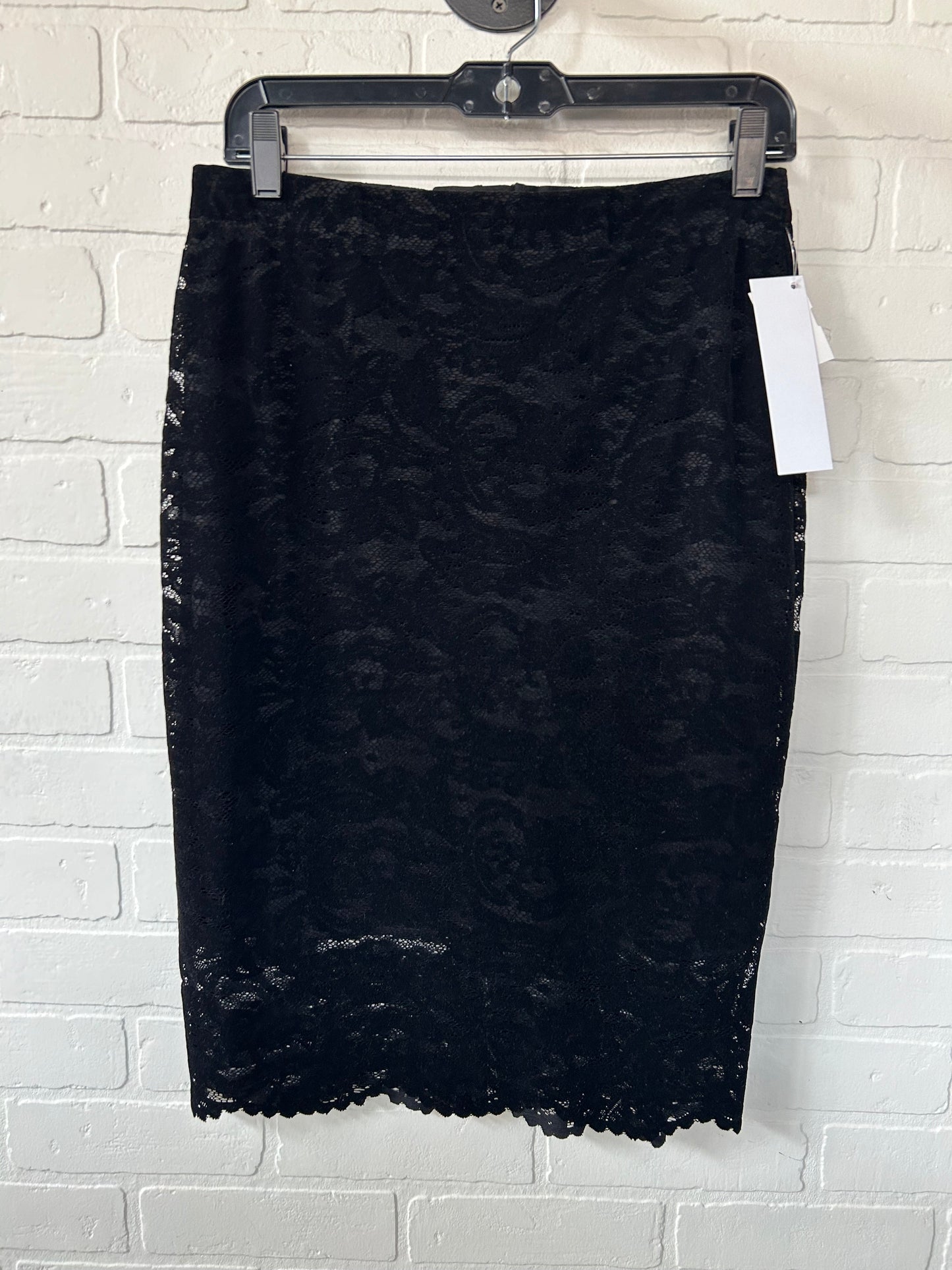 Skirt Midi By Chicos In Black, Size: 2petite