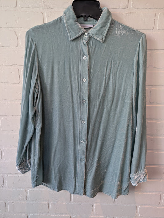 Top Long Sleeve By Soft Surroundings In Green, Size: Xs