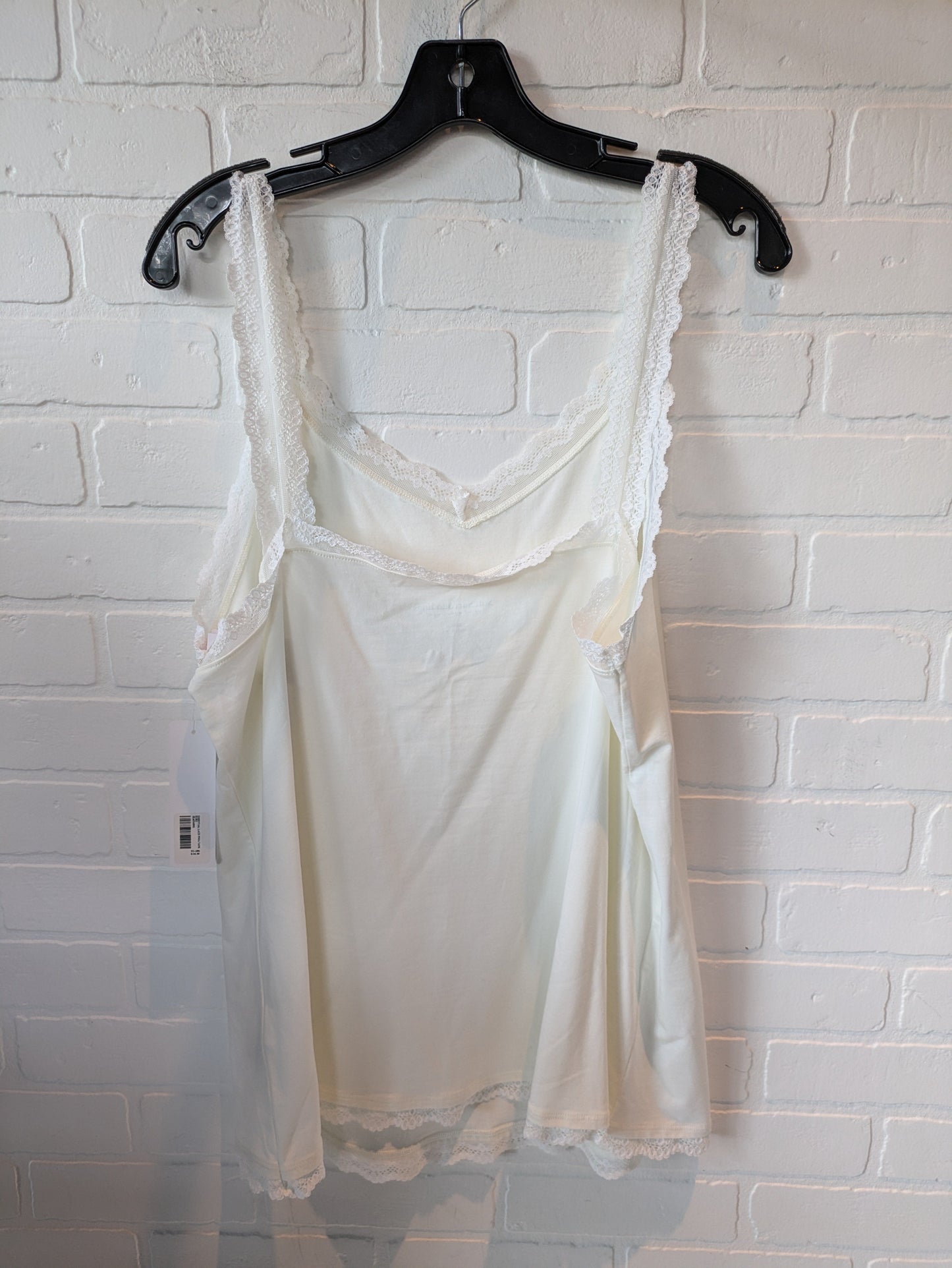 Top Sleeveless By Soft Surroundings In Cream, Size: Xl