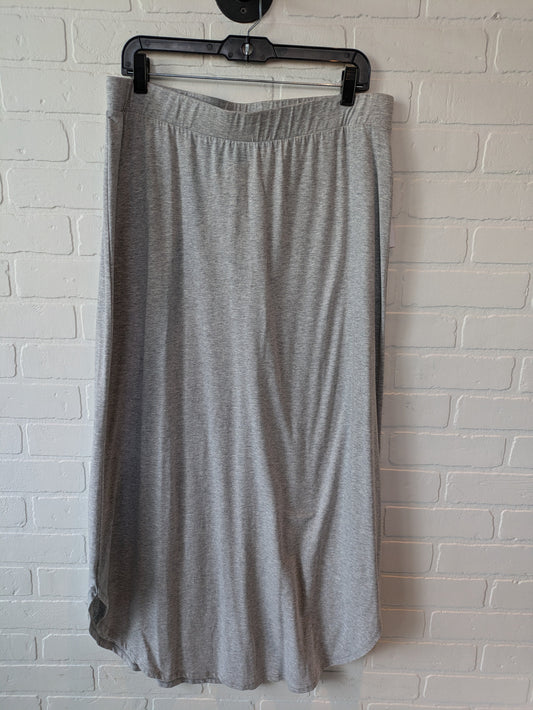 Skirt Maxi By Lane Bryant In Grey, Size: 14