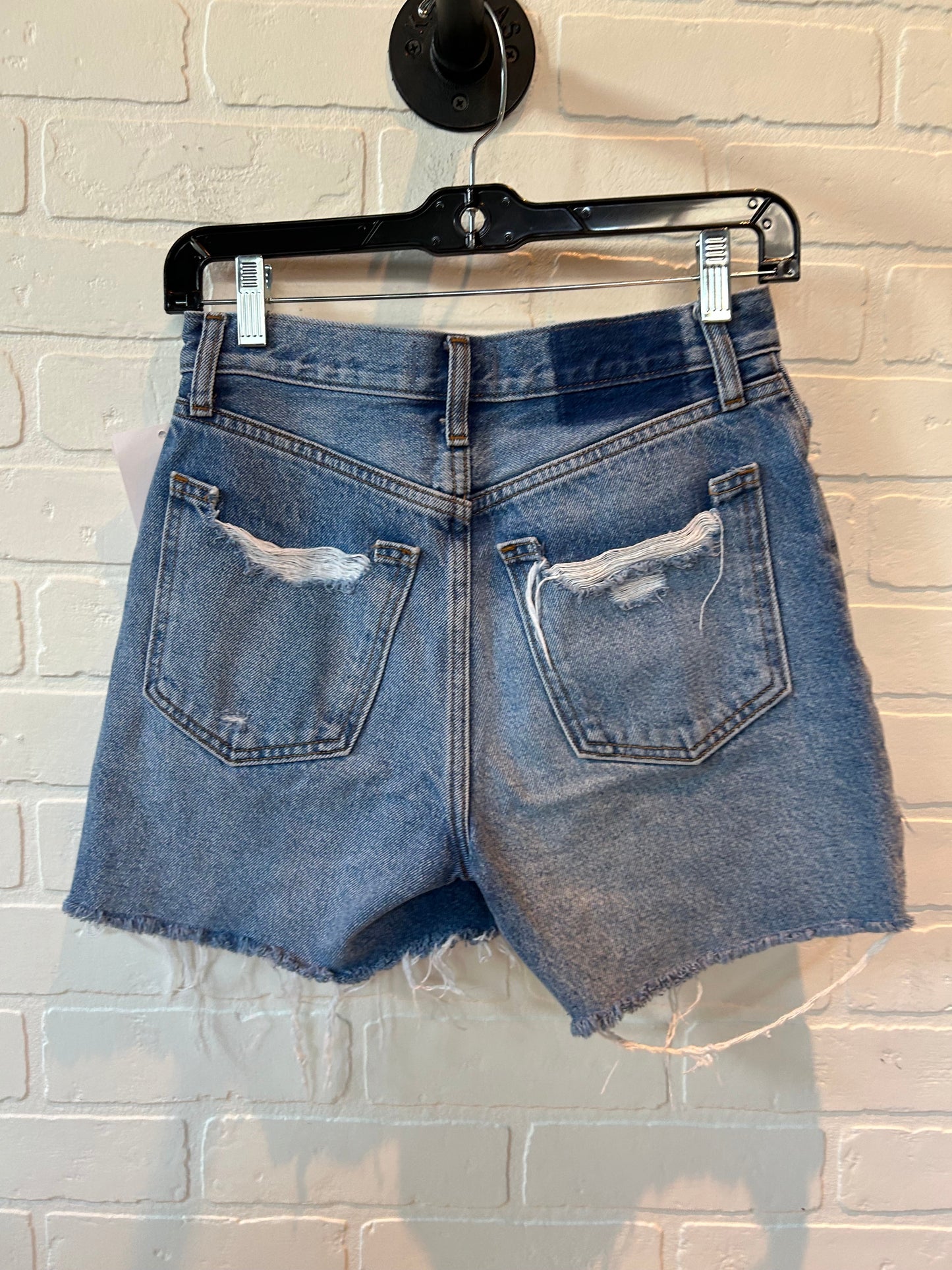 Shorts By Abercrombie And Fitch In Blue Denim, Size: 00