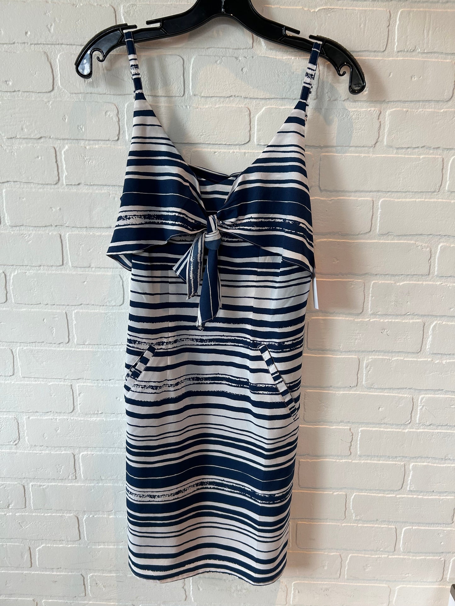 Dress Casual Short By Cabi In Blue & White, Size: Xs