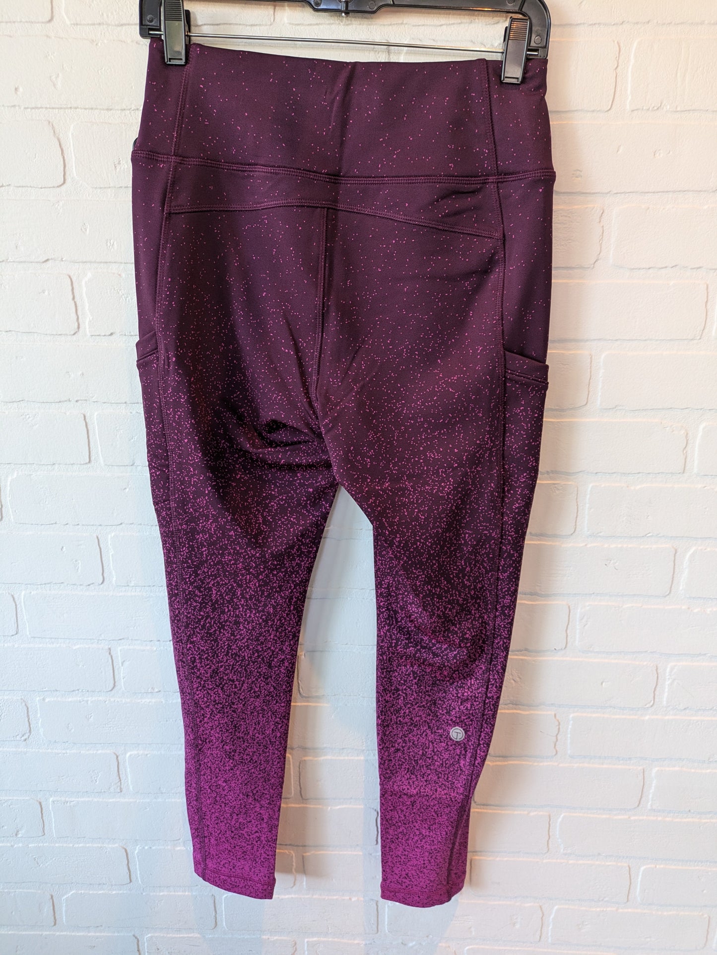 Athletic Leggings By Talbots In Purple, Size: 8petite