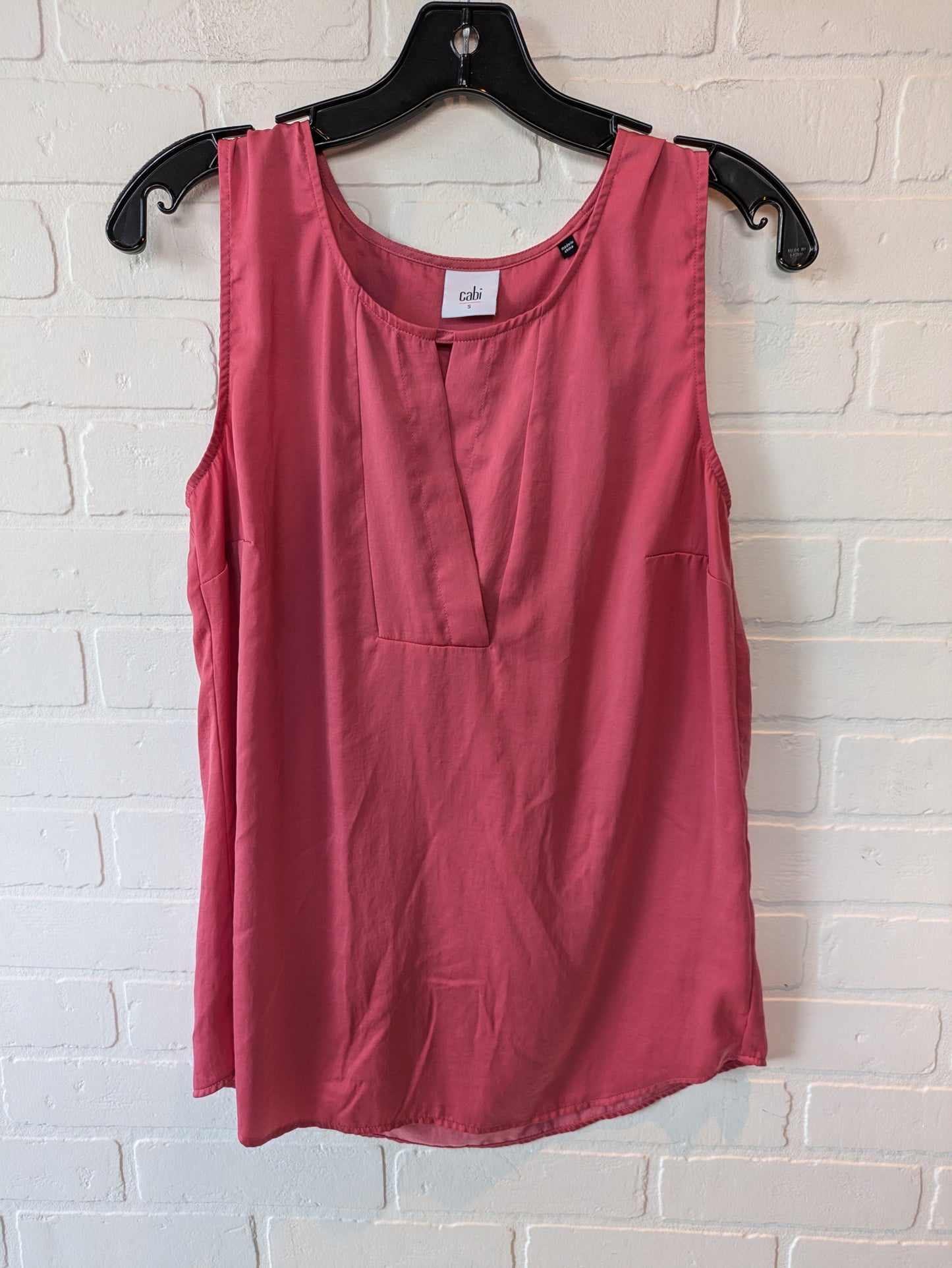 Top Sleeveless By Cabi In Pink, Size: S