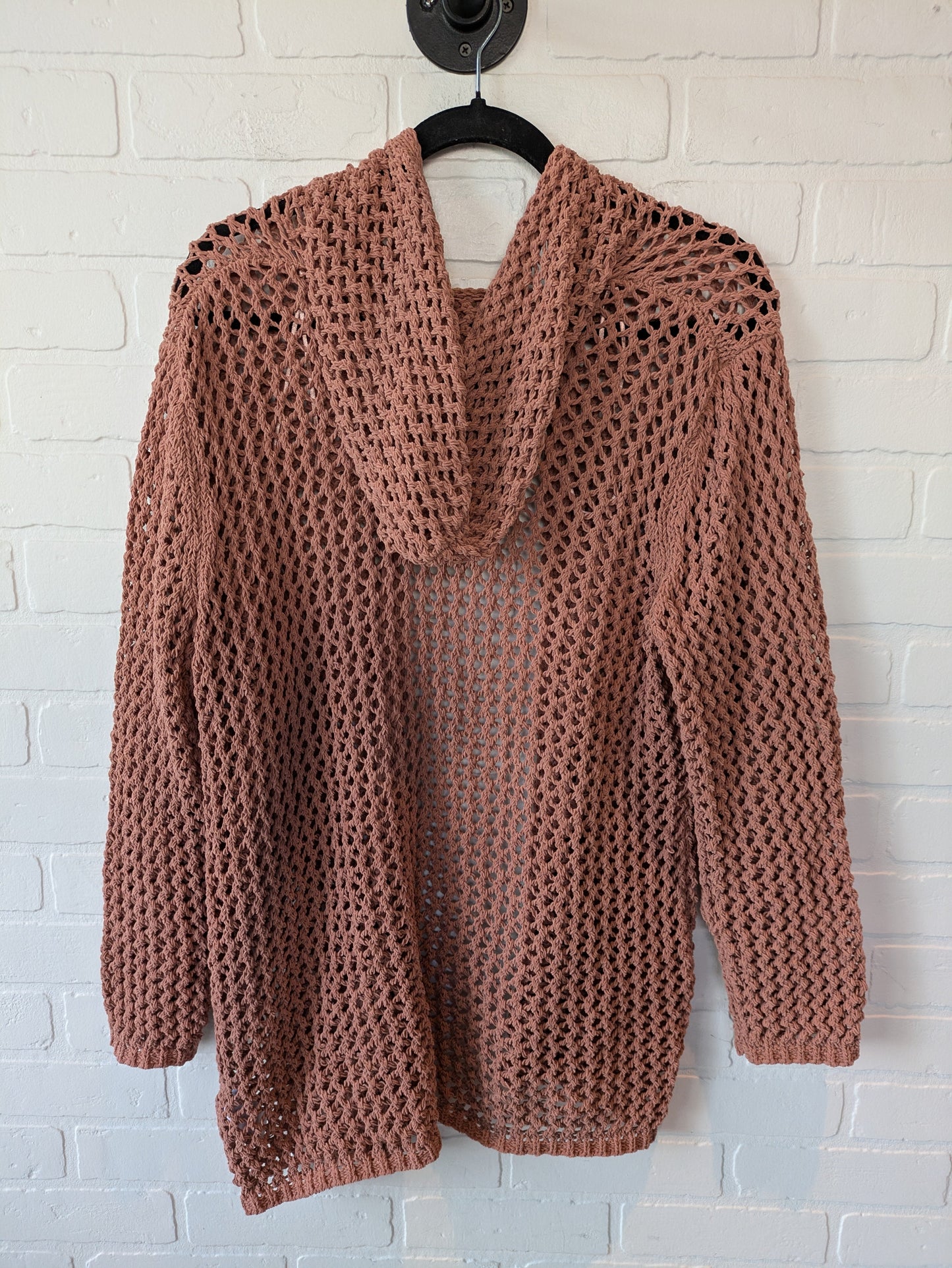 Cardigan By Nicole By Nicole Miller In Orange, Size: L