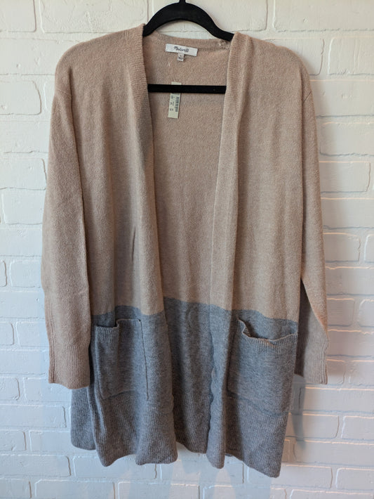 Sweater Cardigan By Madewell In Pink & Silver, Size: S