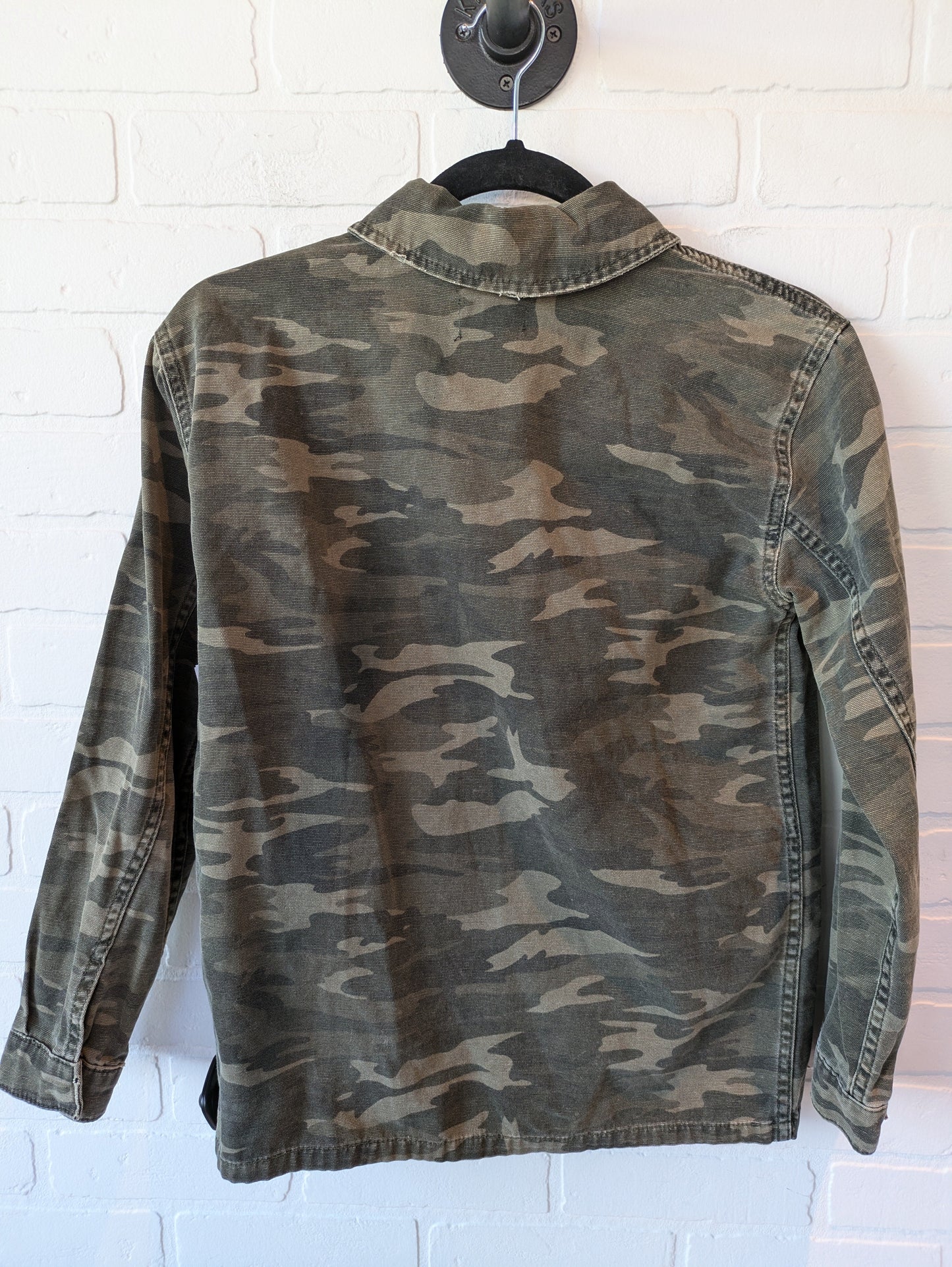 Jacket Denim By Top Shop In Camouflage Print, Size: Xs