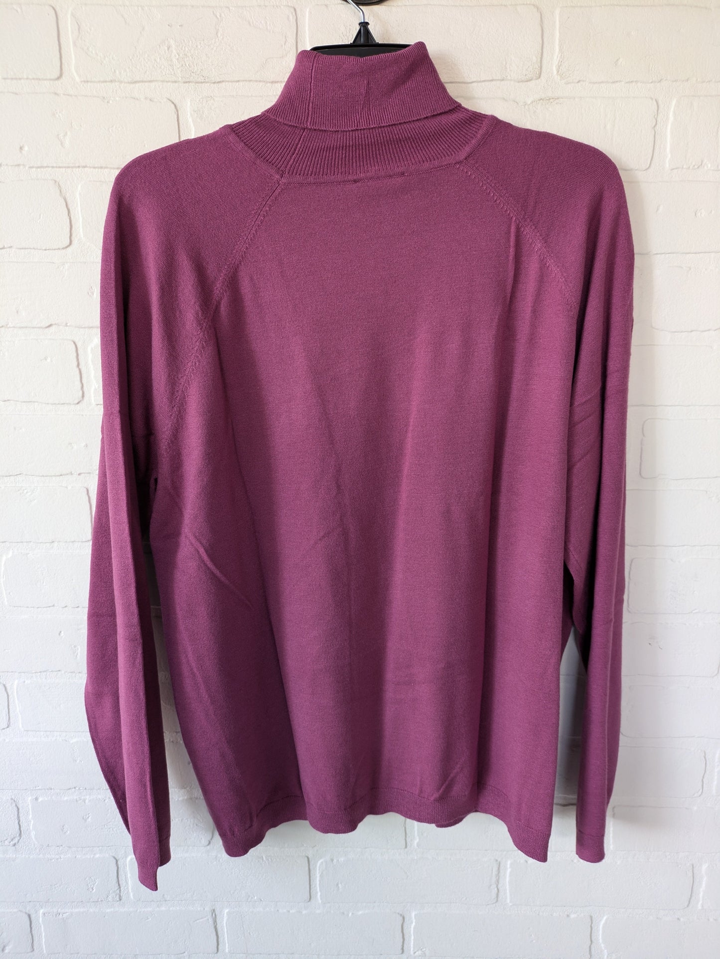 Sweater By Talbots In Purple, Size: 2x