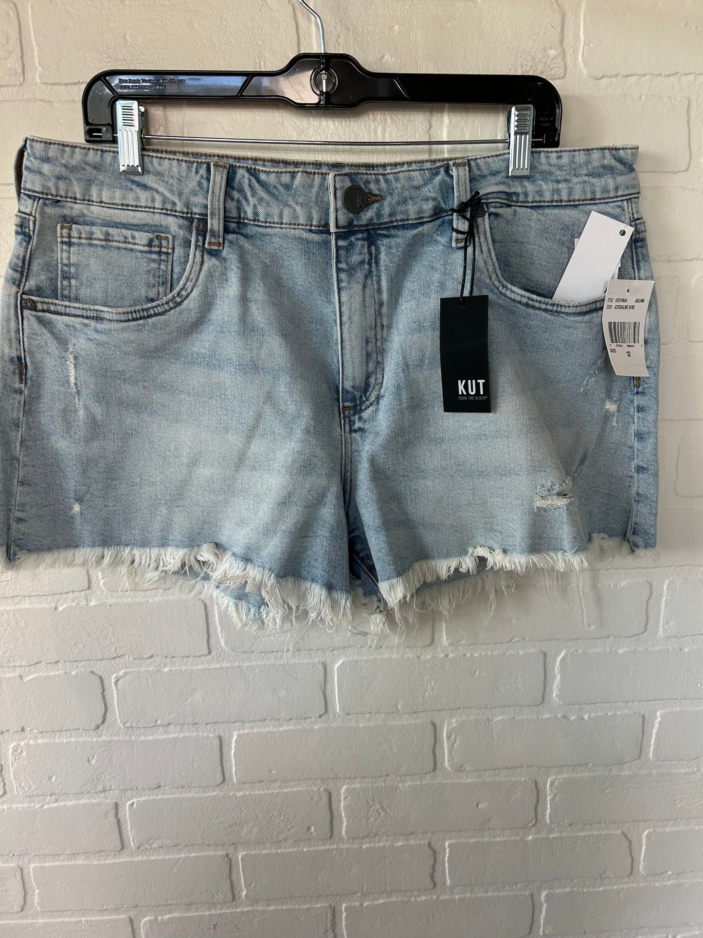 Shorts By Kut In Blue Denim, Size: 12