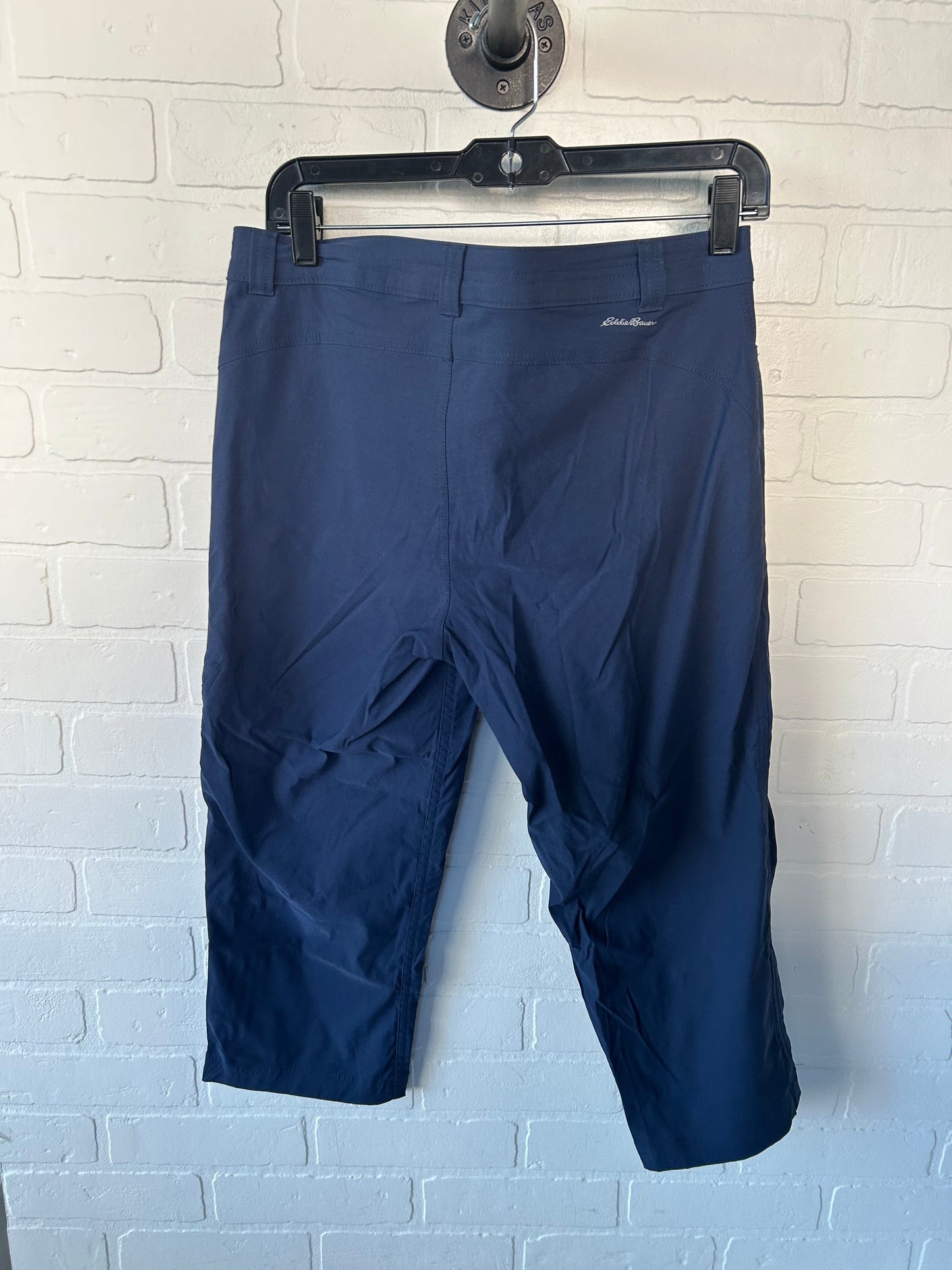 Athletic Capris By Eddie Bauer In Blue, Size: 8