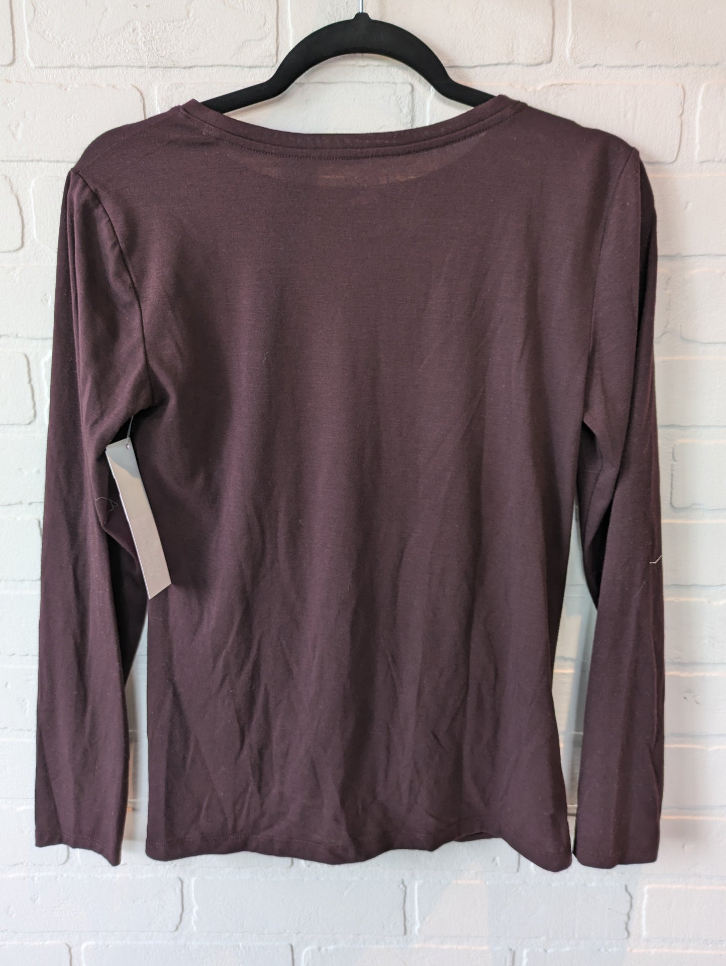 Top Long Sleeve By Loft In Brown, Size: M