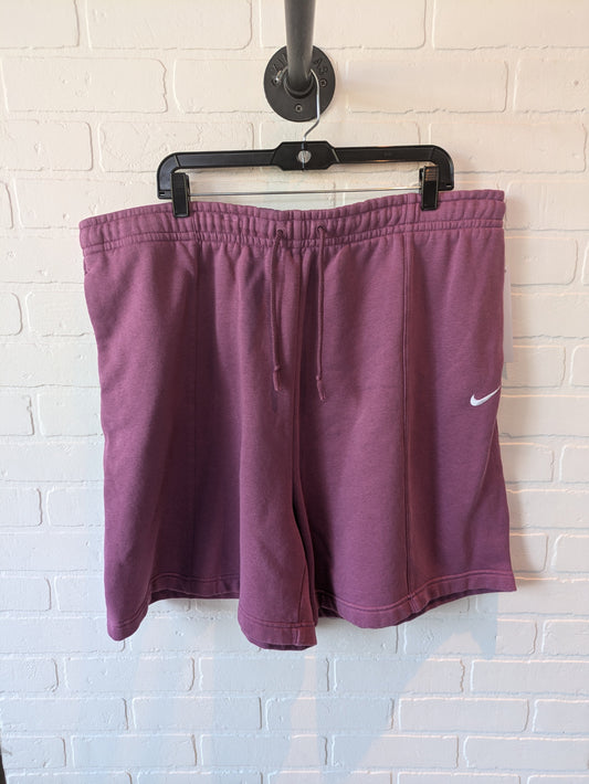 Athletic Shorts By Nike In Pink, Size: 20