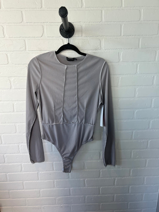 Bodysuit By Pretty Little Thing In Grey, Size: M