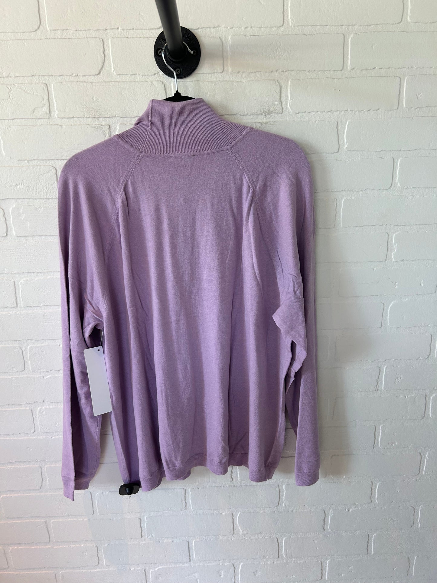 Sweater By Talbots In Purple, Size: 3x