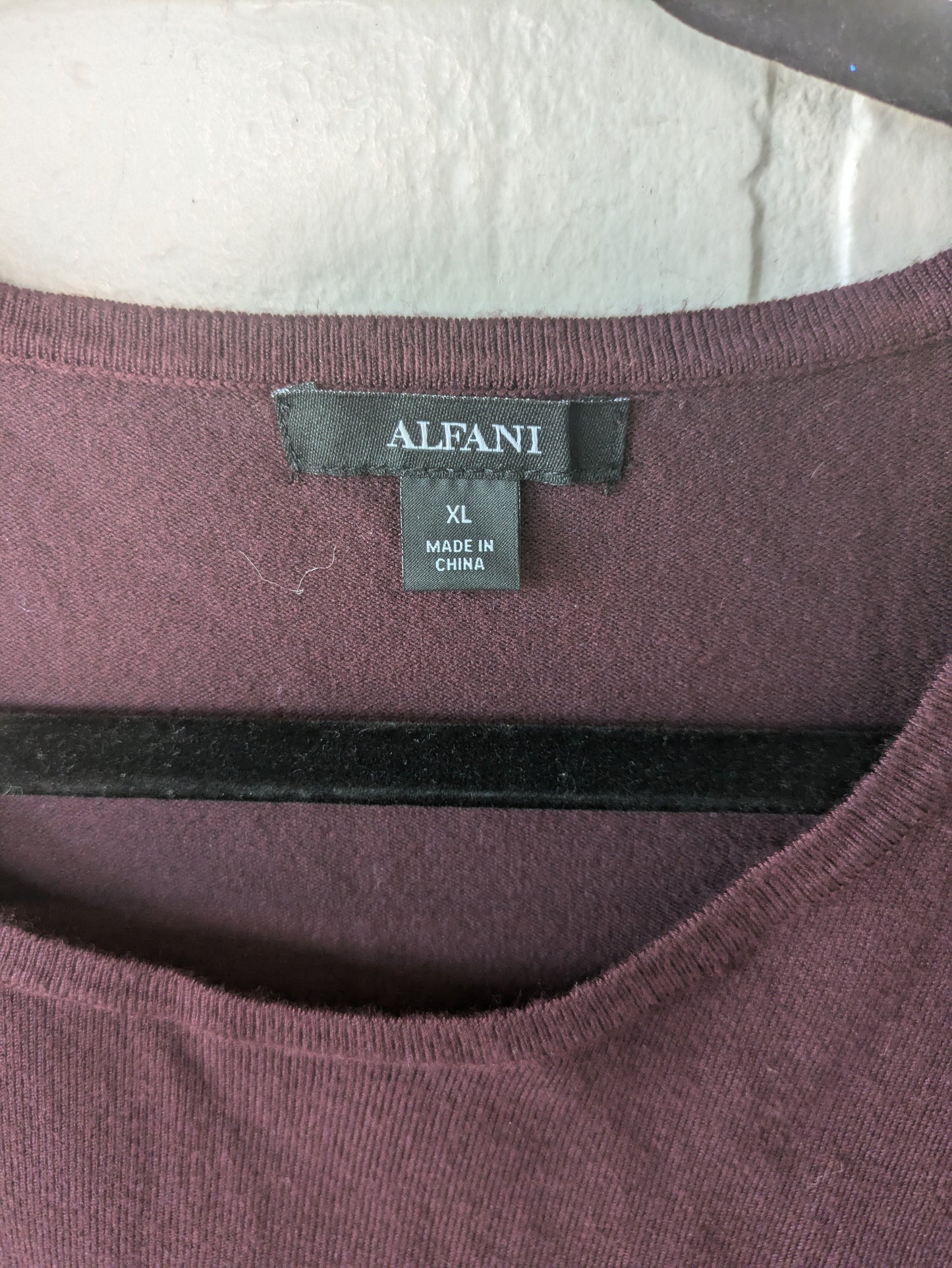 Sweater By Alfani In Purple, Size: Xl