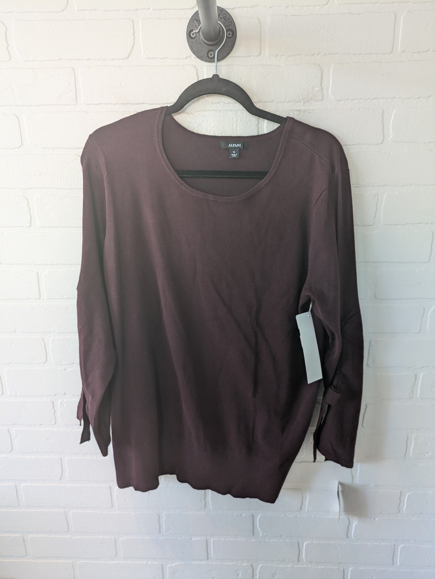 Sweater By Alfani In Purple, Size: Xl