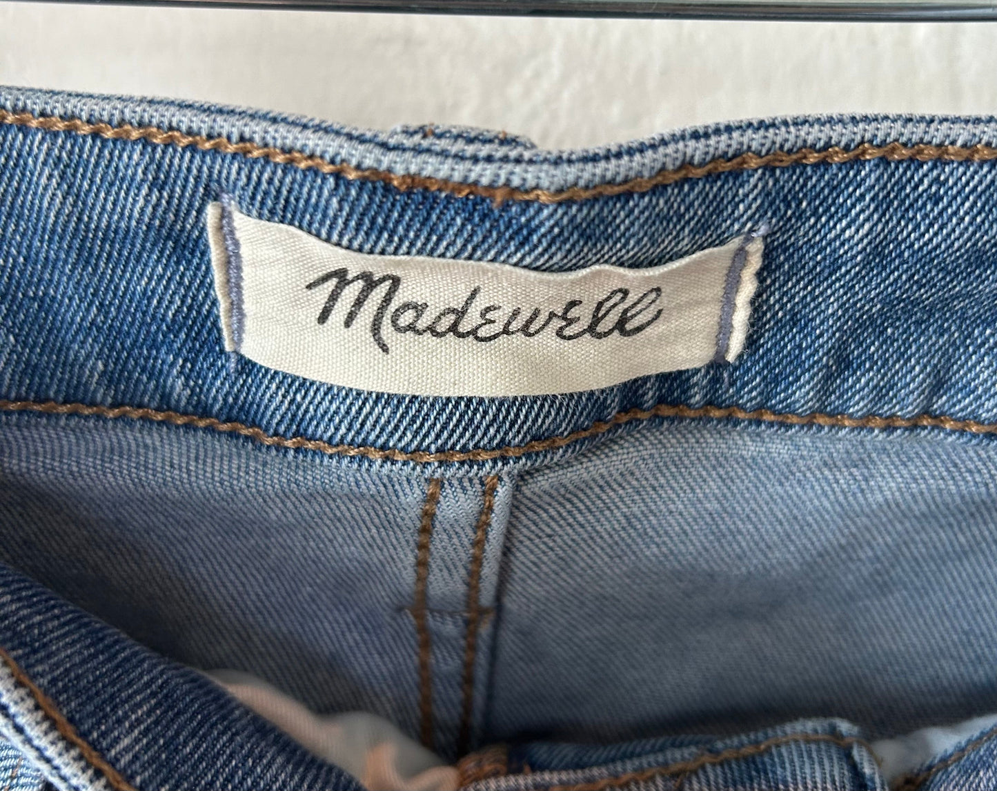 Jeans Skinny By Madewell In Blue Denim, Size: 6