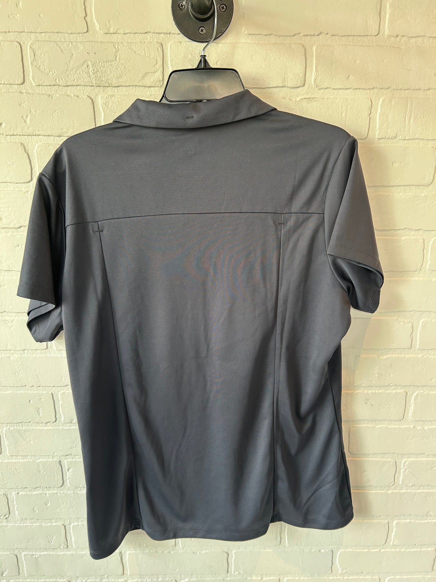 Athletic Top Short Sleeve By Clothes Mentor In Grey, Size: Xl