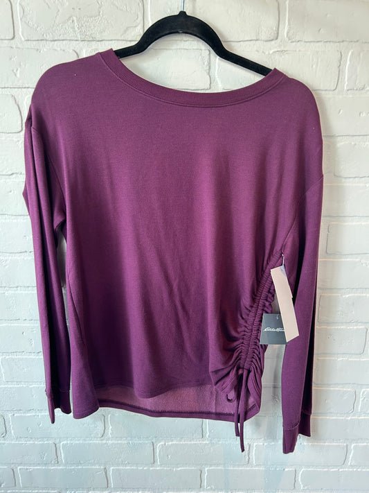 Top Long Sleeve By Eddie Bauer In Purple, Size: Xs