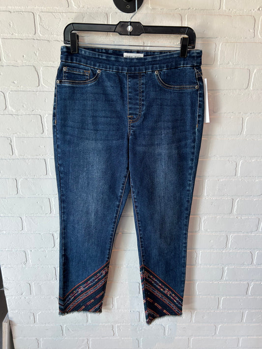 Jeans Jeggings By Tribal In Blue Denim, Size: 6