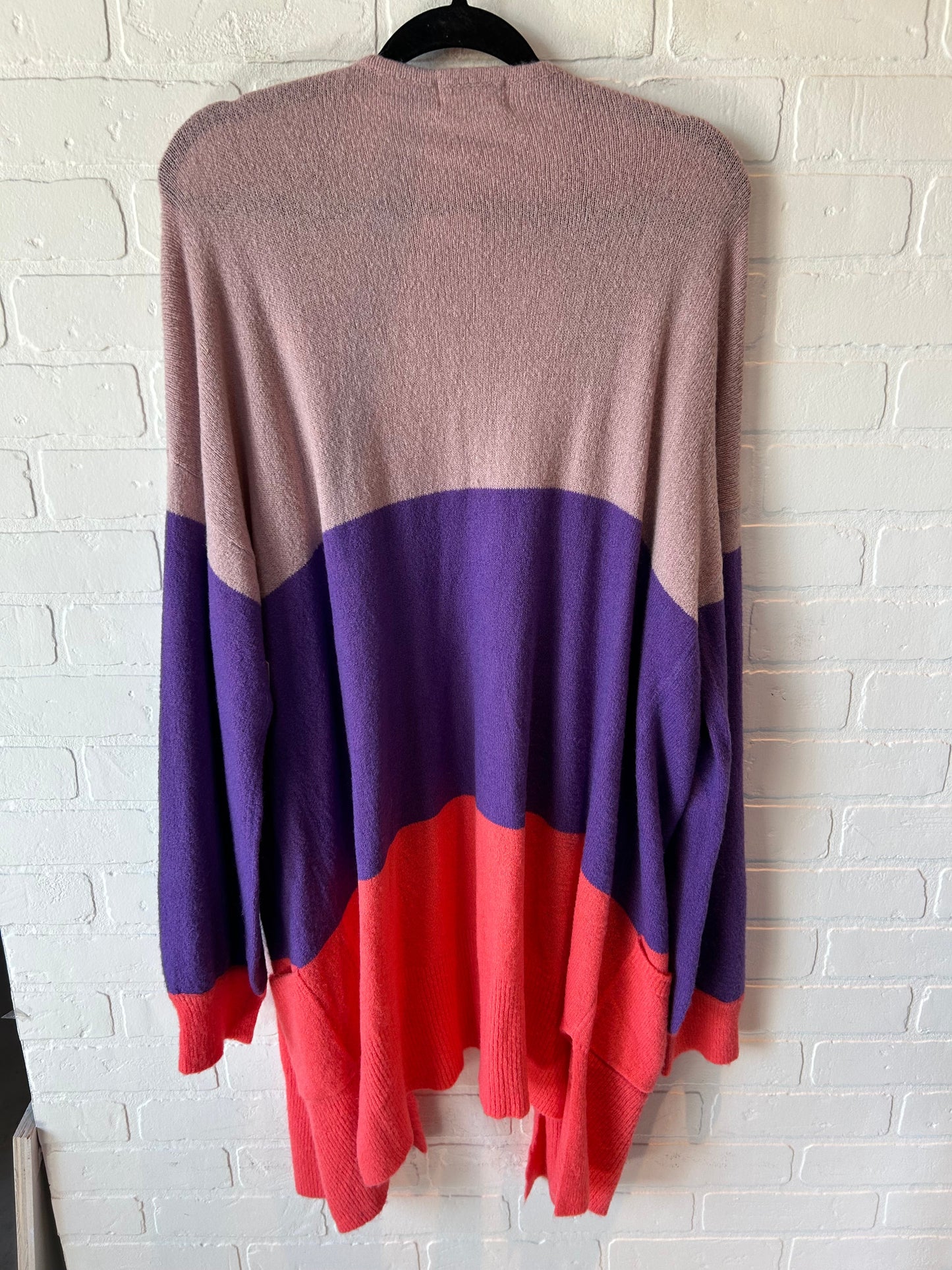 Sweater By Melloday In Pink & Purple, Size: 2x