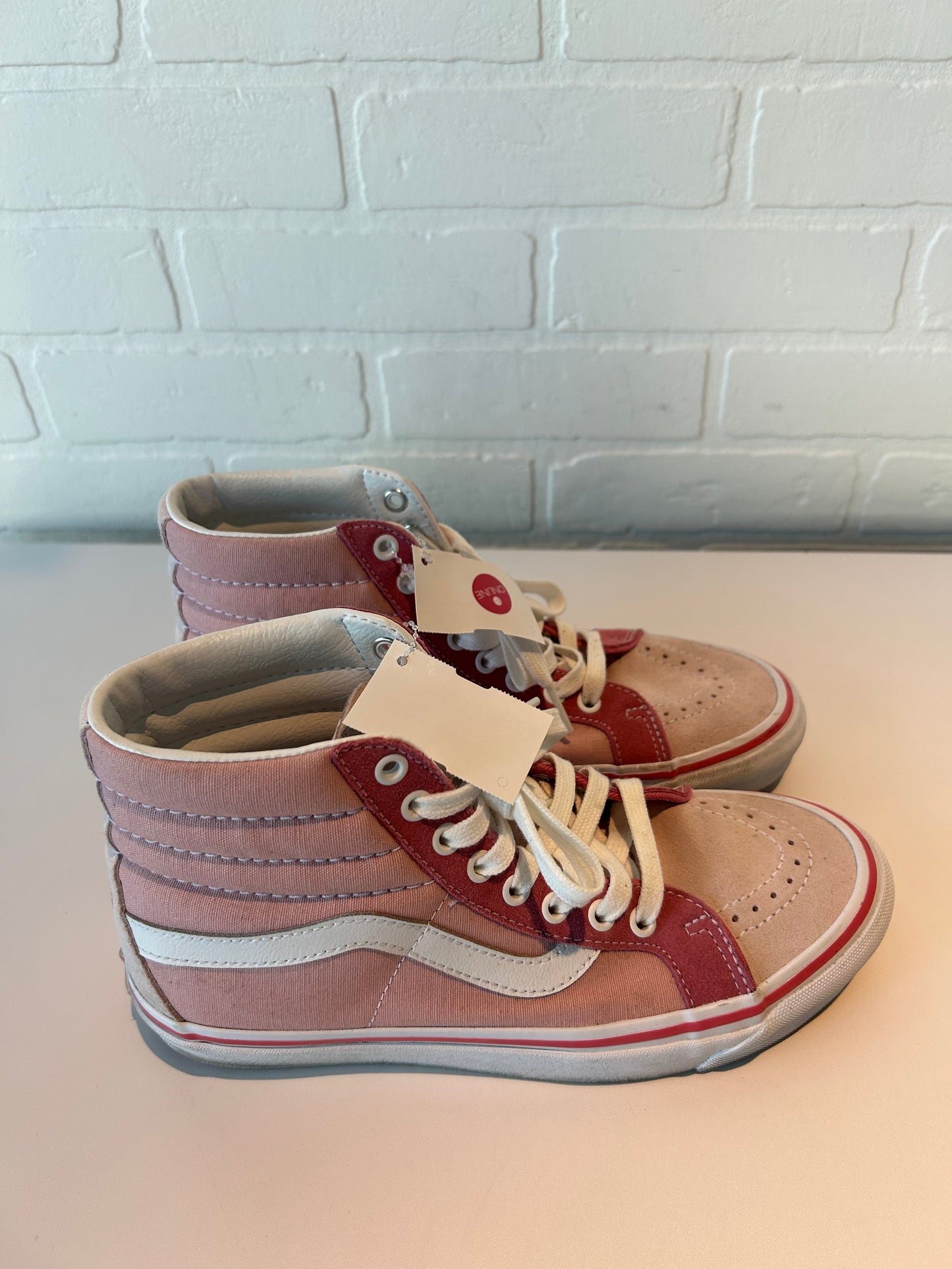 Shoes Sneakers By Vans In Pink, Size: 9