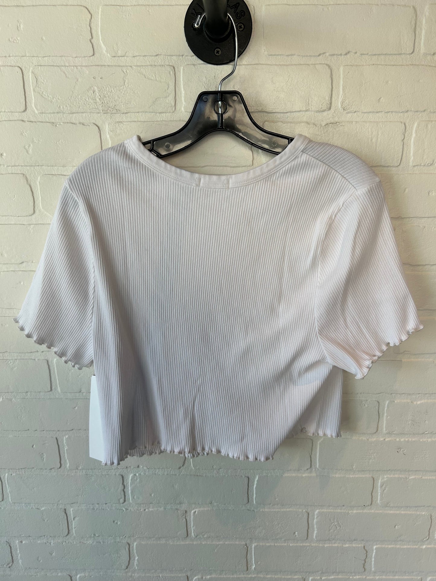 Top Short Sleeve Basic By Hanes In White, Size: 2x