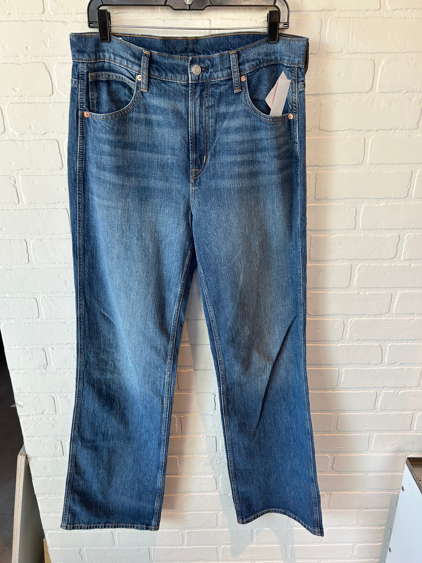 Jeans Flared By Gap In Blue Denim, Size: 12tall