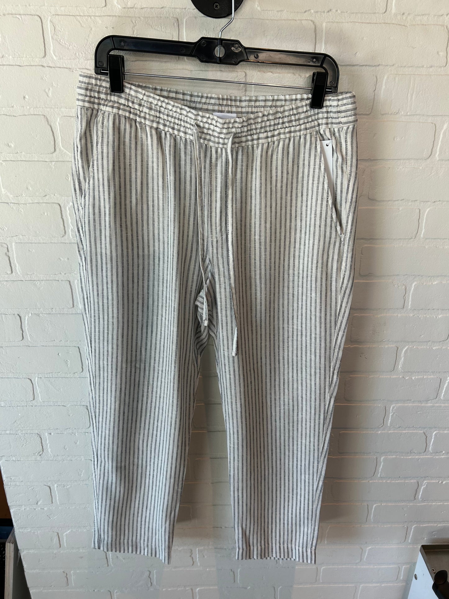 Pants Linen By Gap In Blue & White, Size: 8