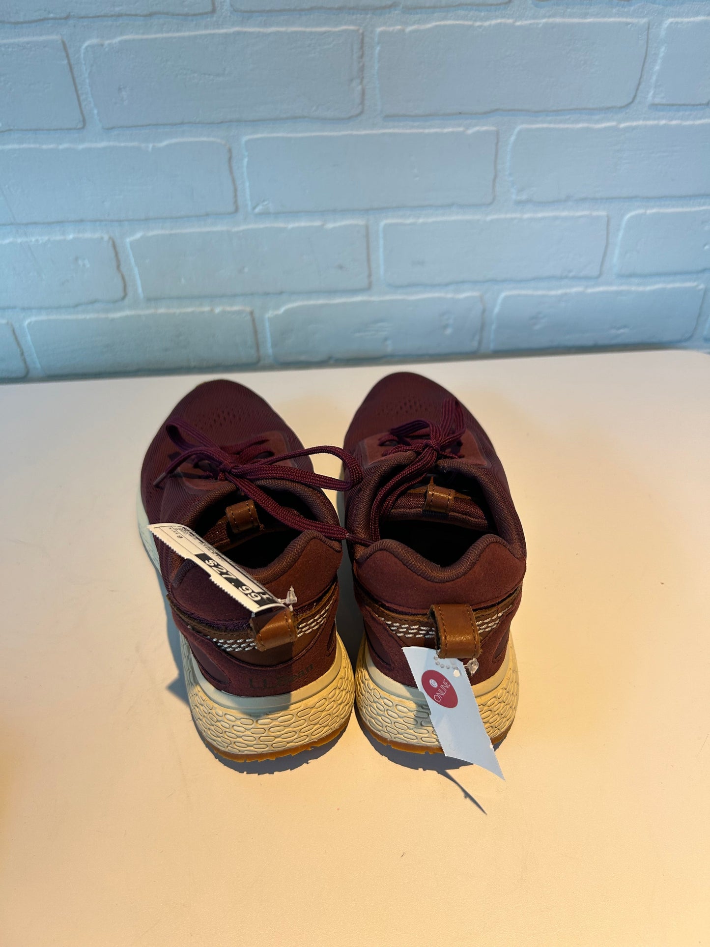 Shoes Athletic By L.l. Bean In Red, Size: 9