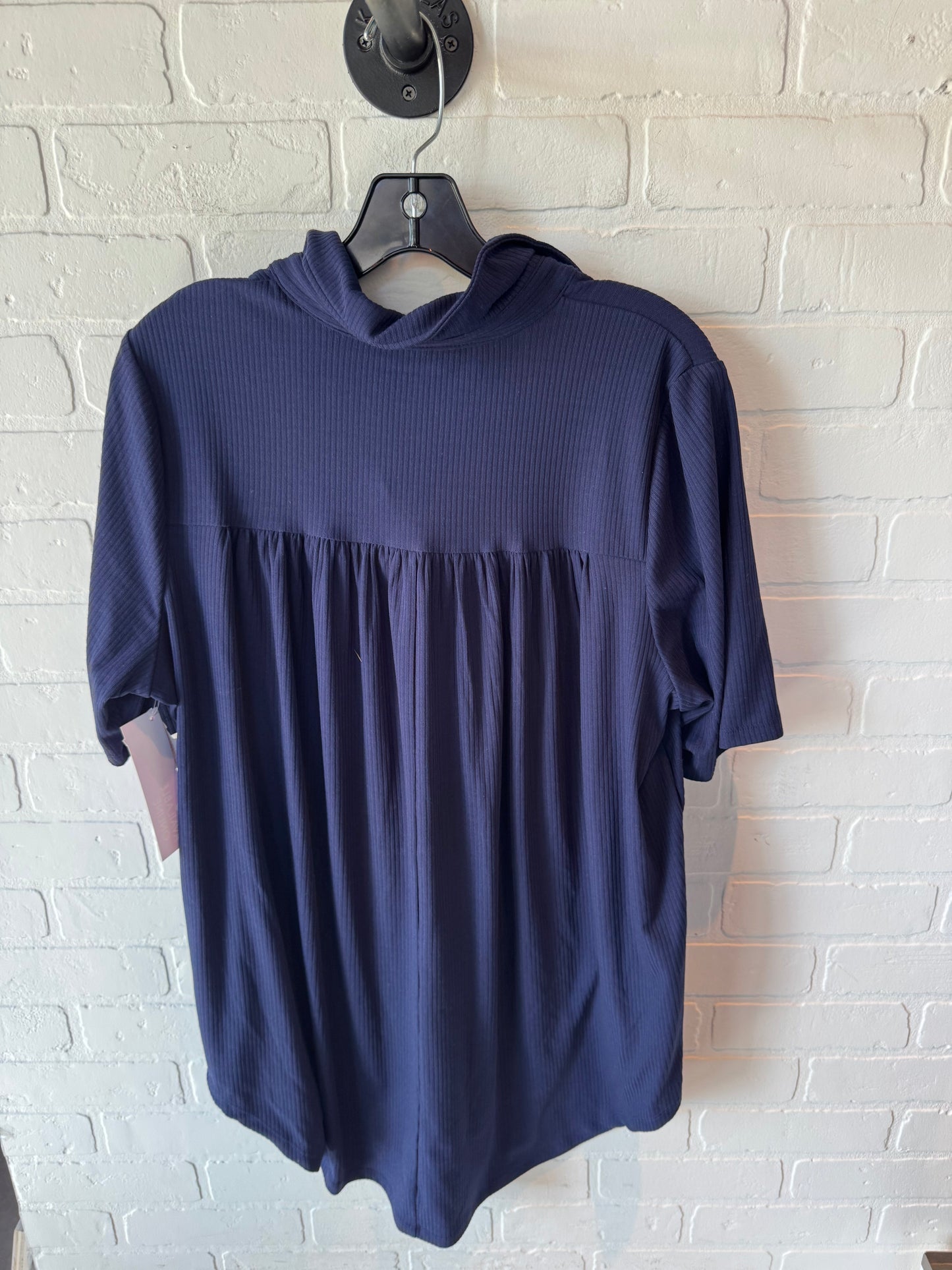 Top Short Sleeve By Lane Bryant In Blue, Size: Xl