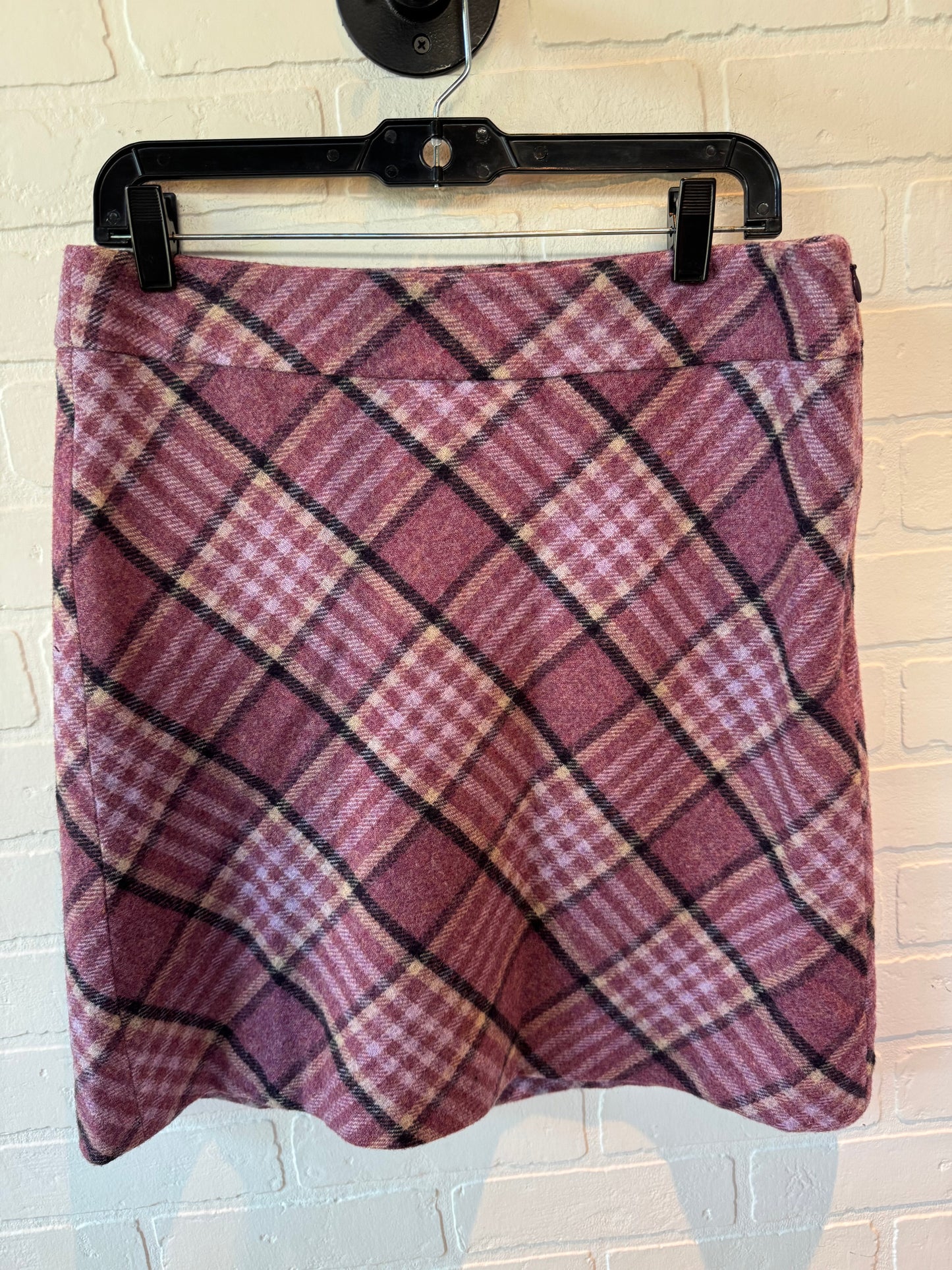 SKIRT MINI & SHORT TALBOTS in PURPLE, Size: 10PETITE