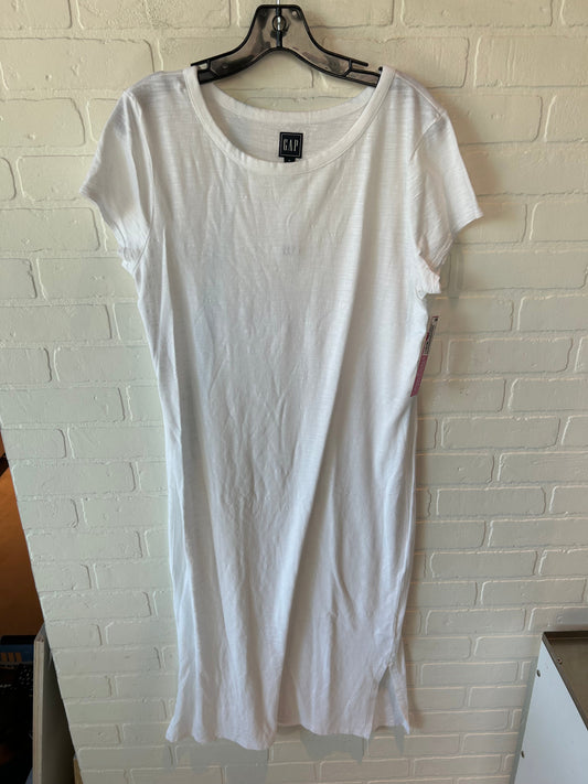 Dress Casual Maxi By Gap In White, Size: M