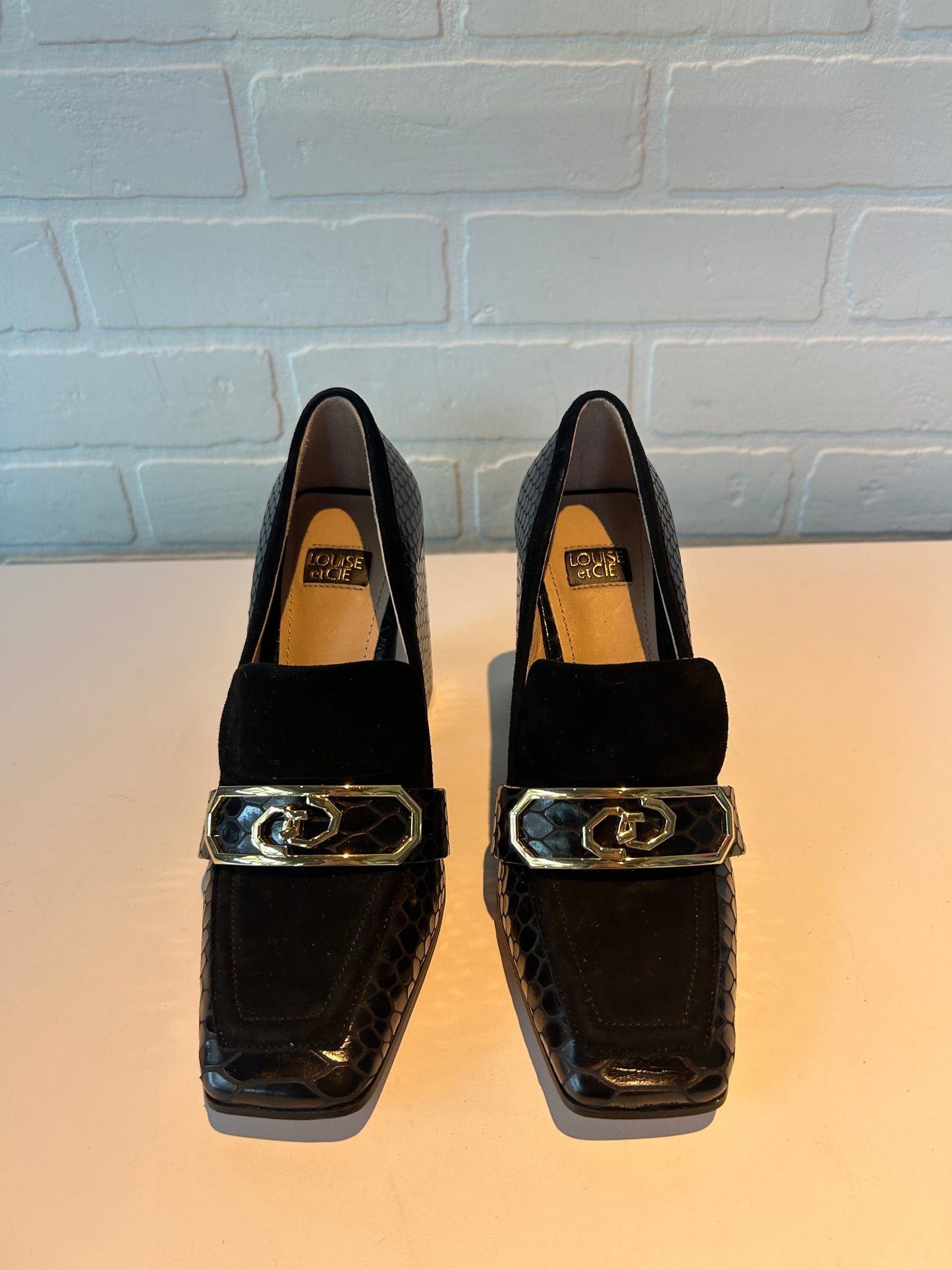 Shoes Heels Block By Louise Et Cie In Black, Size: 7.5