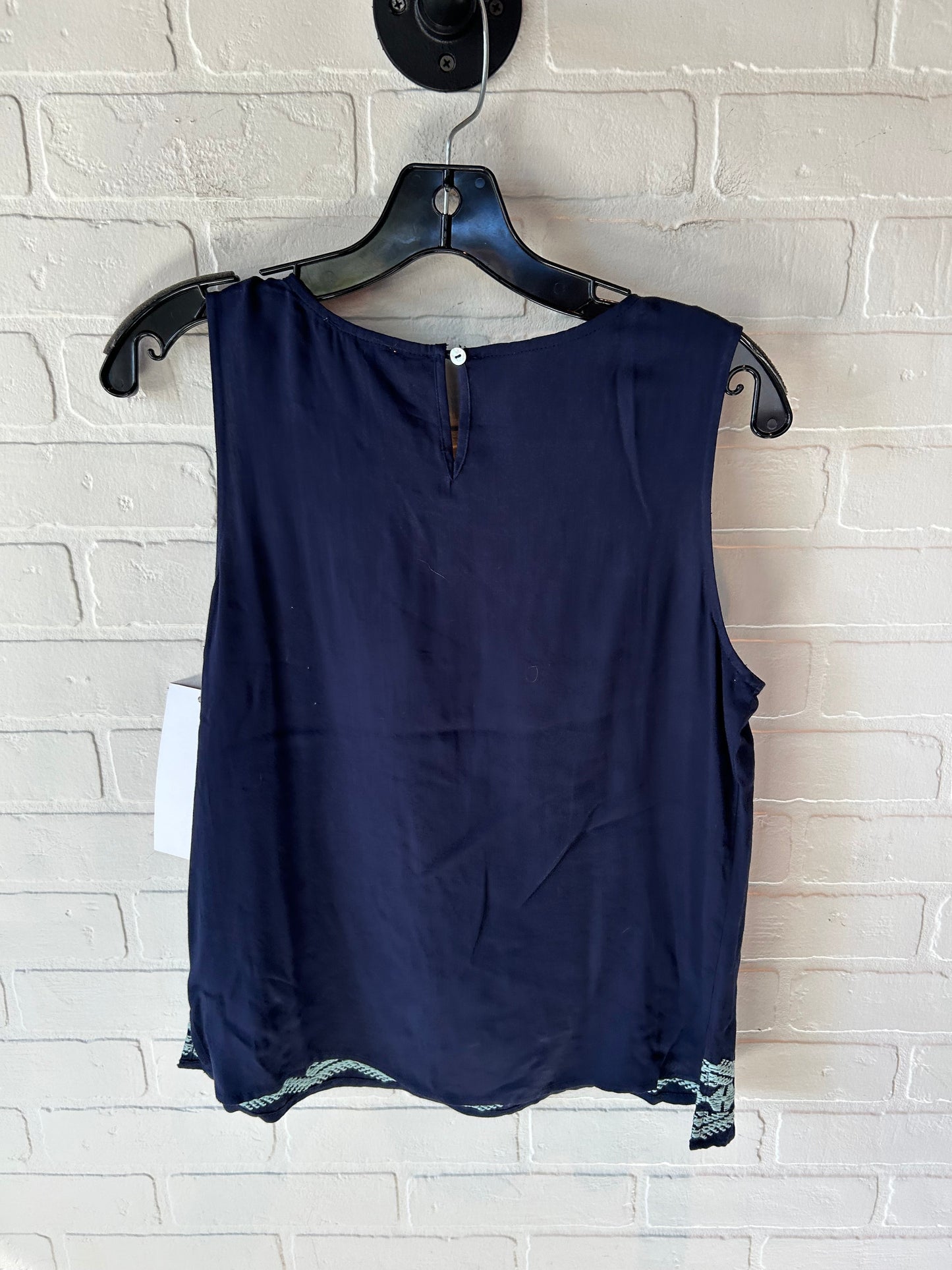 Top Sleeveless By Skies Are Blue In Blue, Size: S