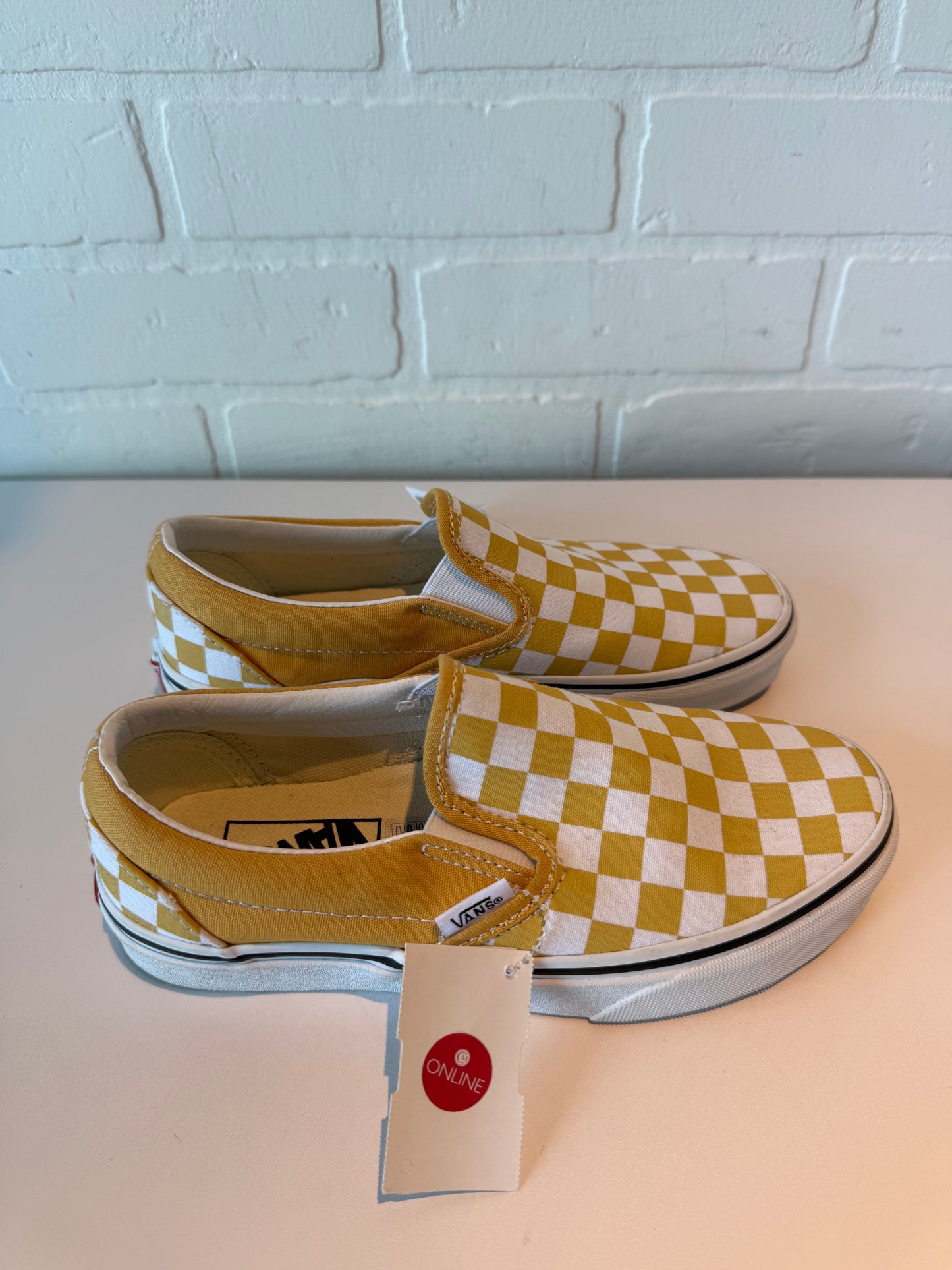 SHOES SNEAKERS VANS in YELLOW, Size: 5.5