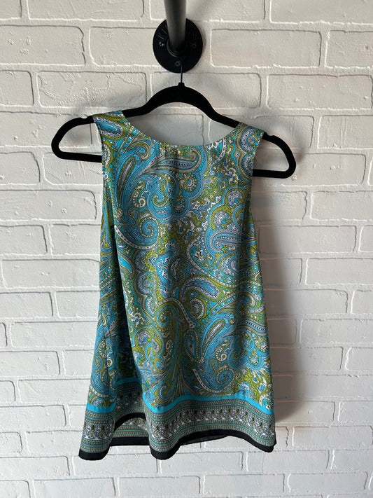 Top Sleeveless By Michael By Michael Kors In Blue & Green, Size: S