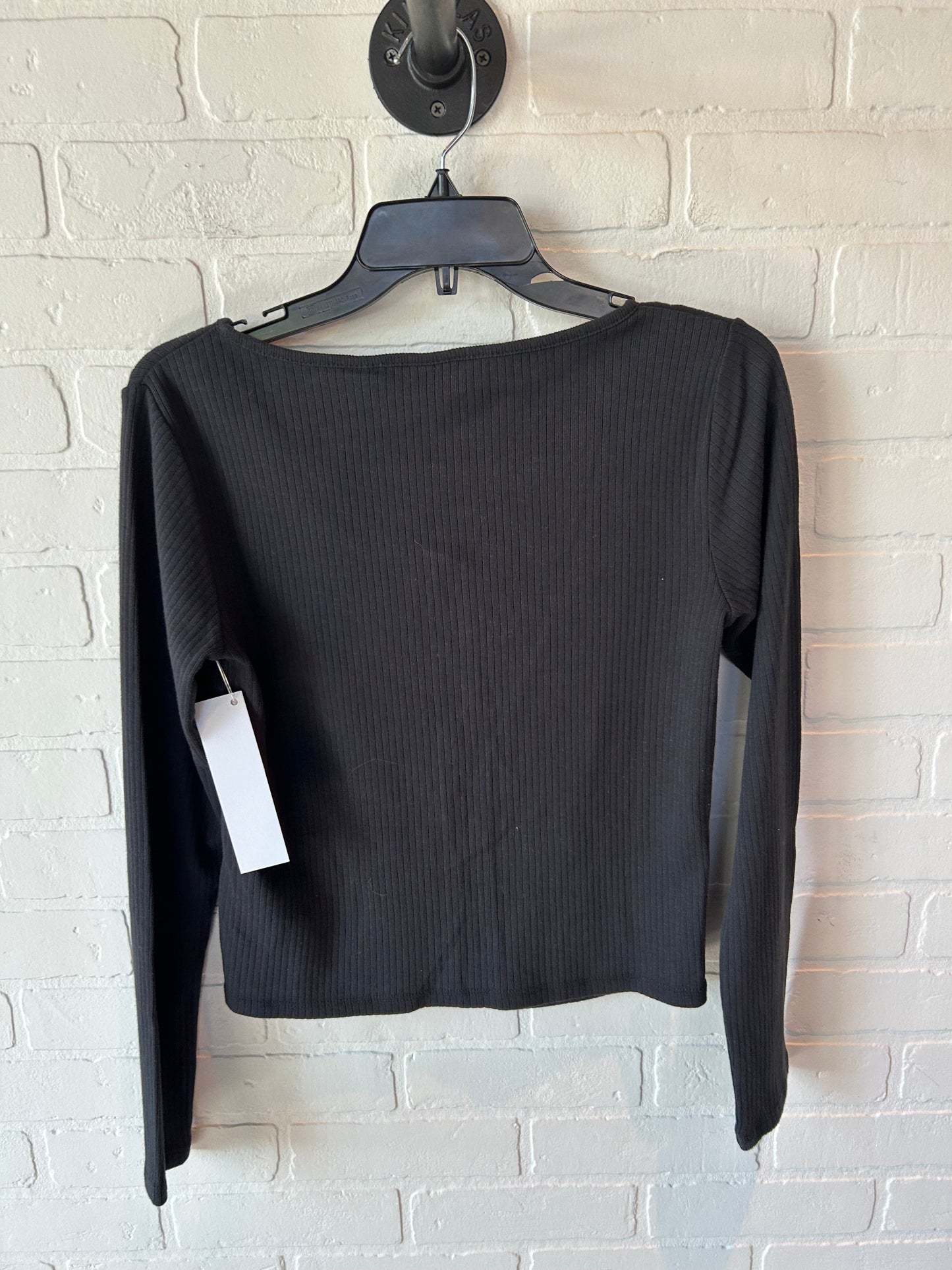 Top Long Sleeve By Levis In Black, Size: M