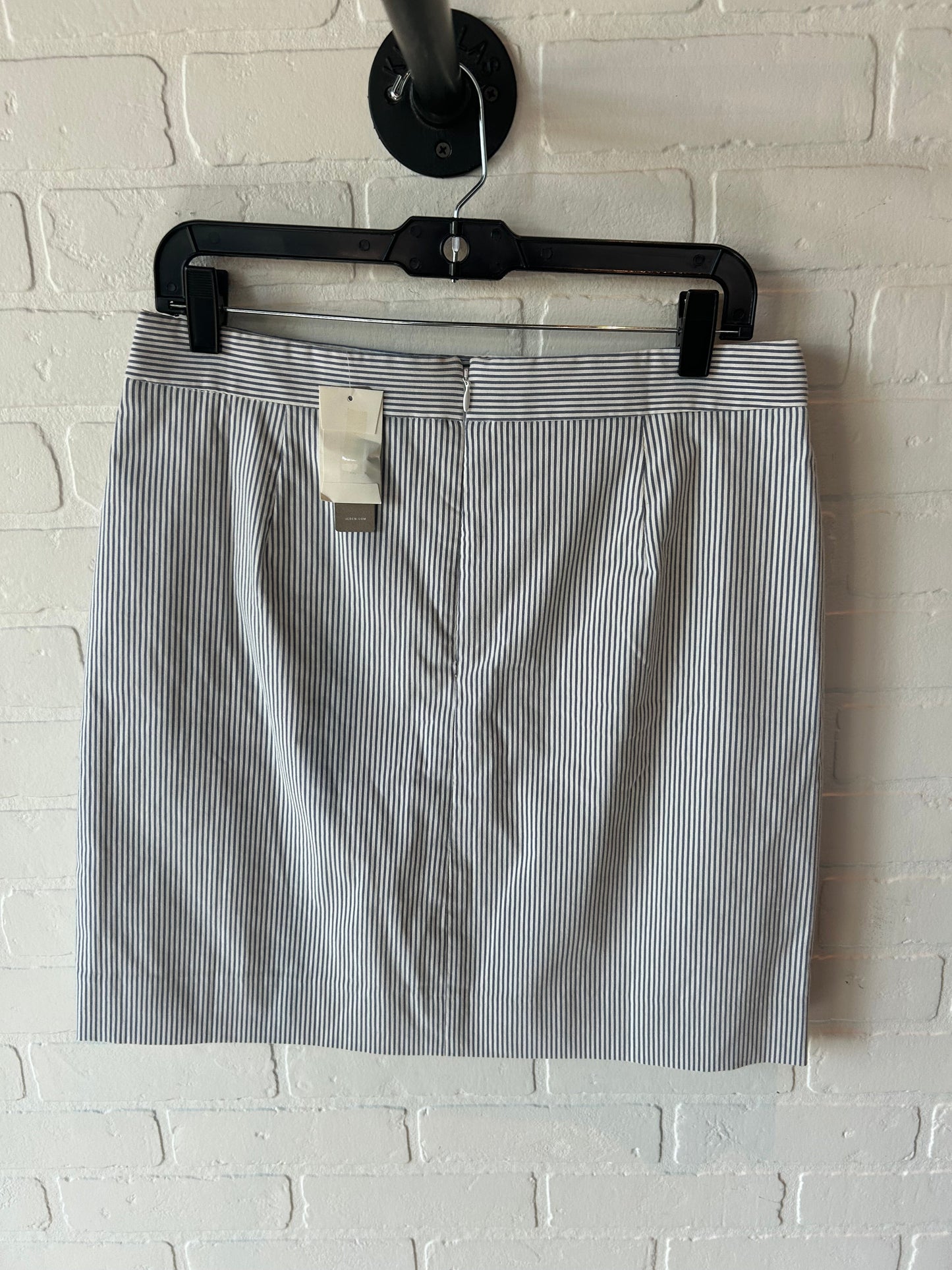 Skirt Mini & Short By J. Crew In Blue & White, Size: 10l